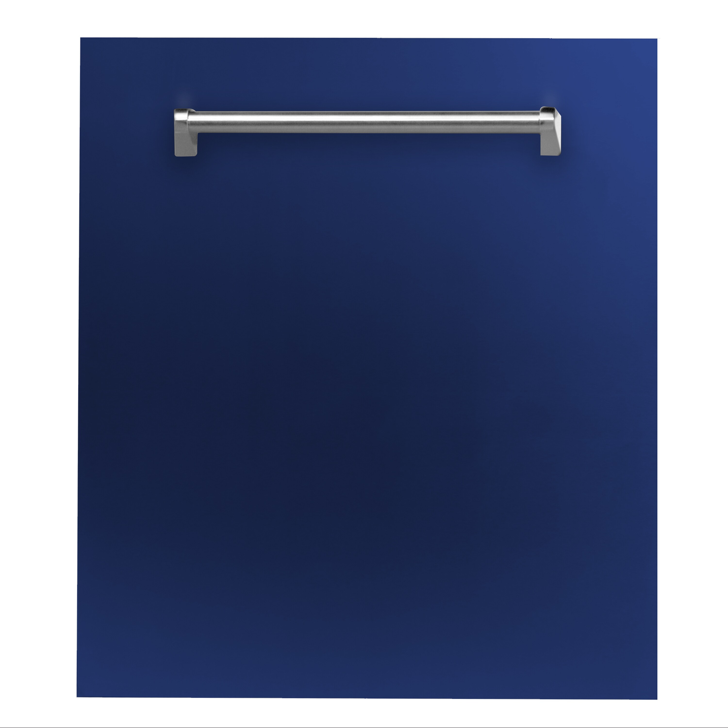 ZLINE KITCHEN & BATH DW-BG-24 Classic 24 inch Top Control Built-in Dishwasher ( Stainless Steel Tub with Blue Gloss Panel and Traditional Handle ) 52-Decibels Standard Sound Level
