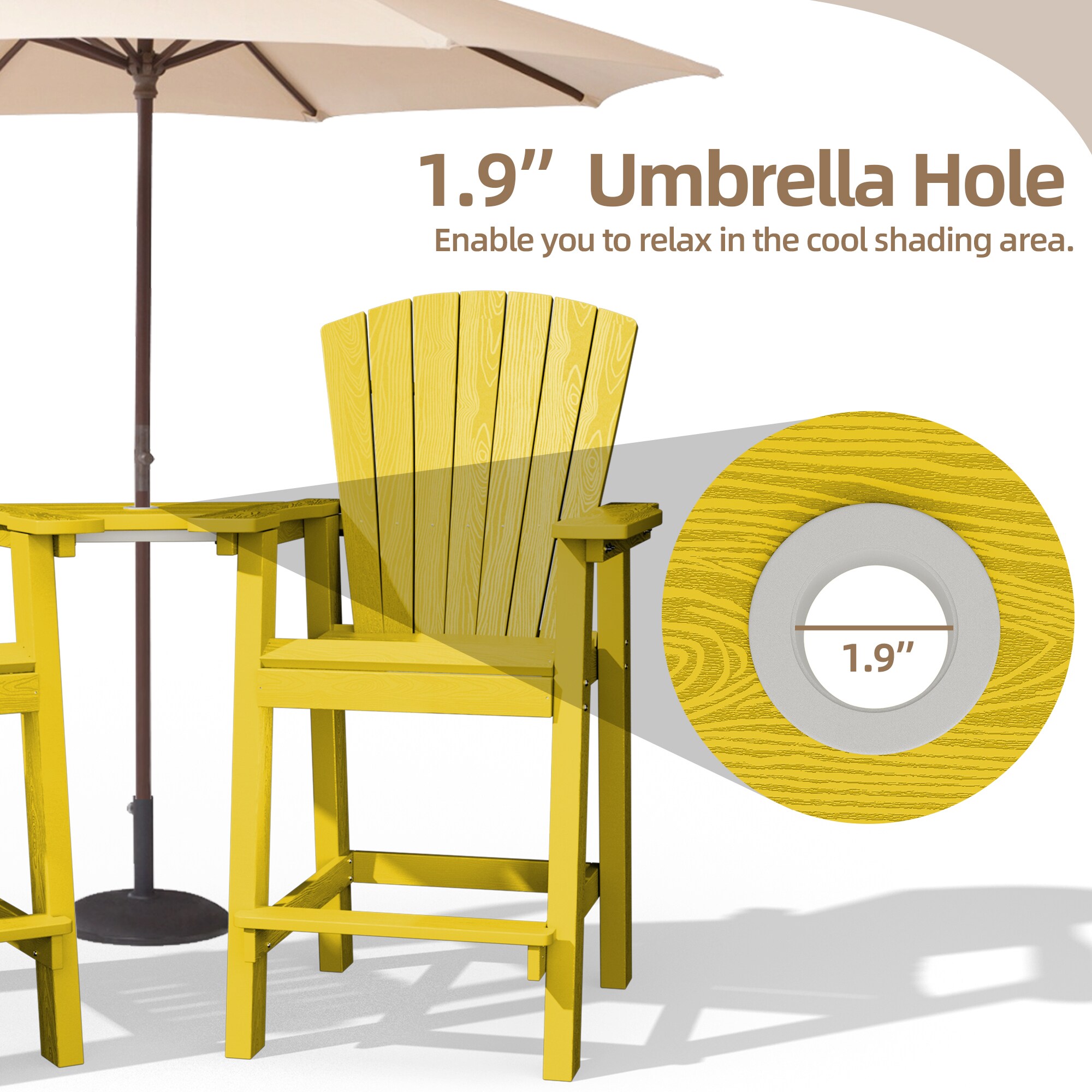 VOUA PESRLT-YW Patio-Chairs - View #5