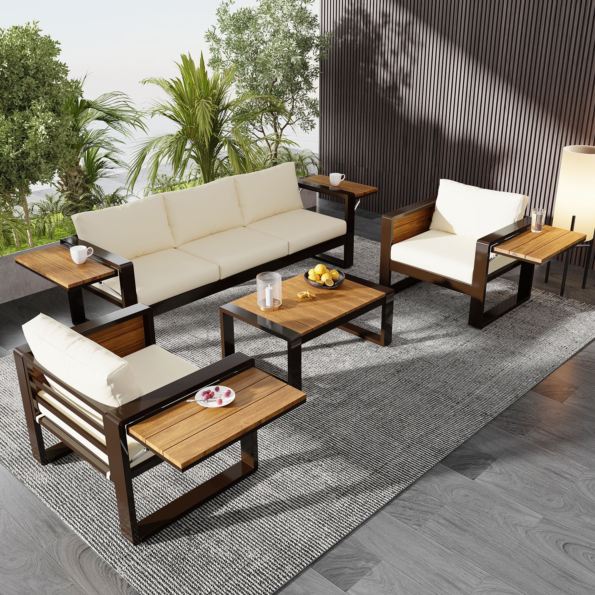 Forclover GAL4-18 Patio-Conversation-Sets - View #2