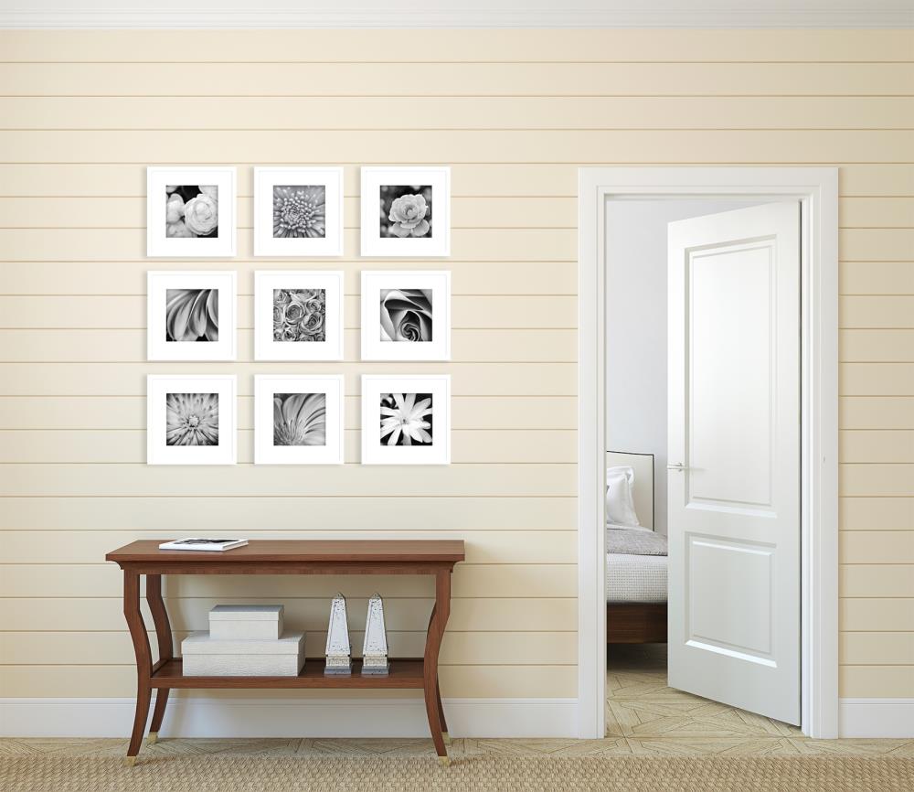 Pinnacle White Wood Picture Frame (12-in x 12-in) in the Picture Frames ...