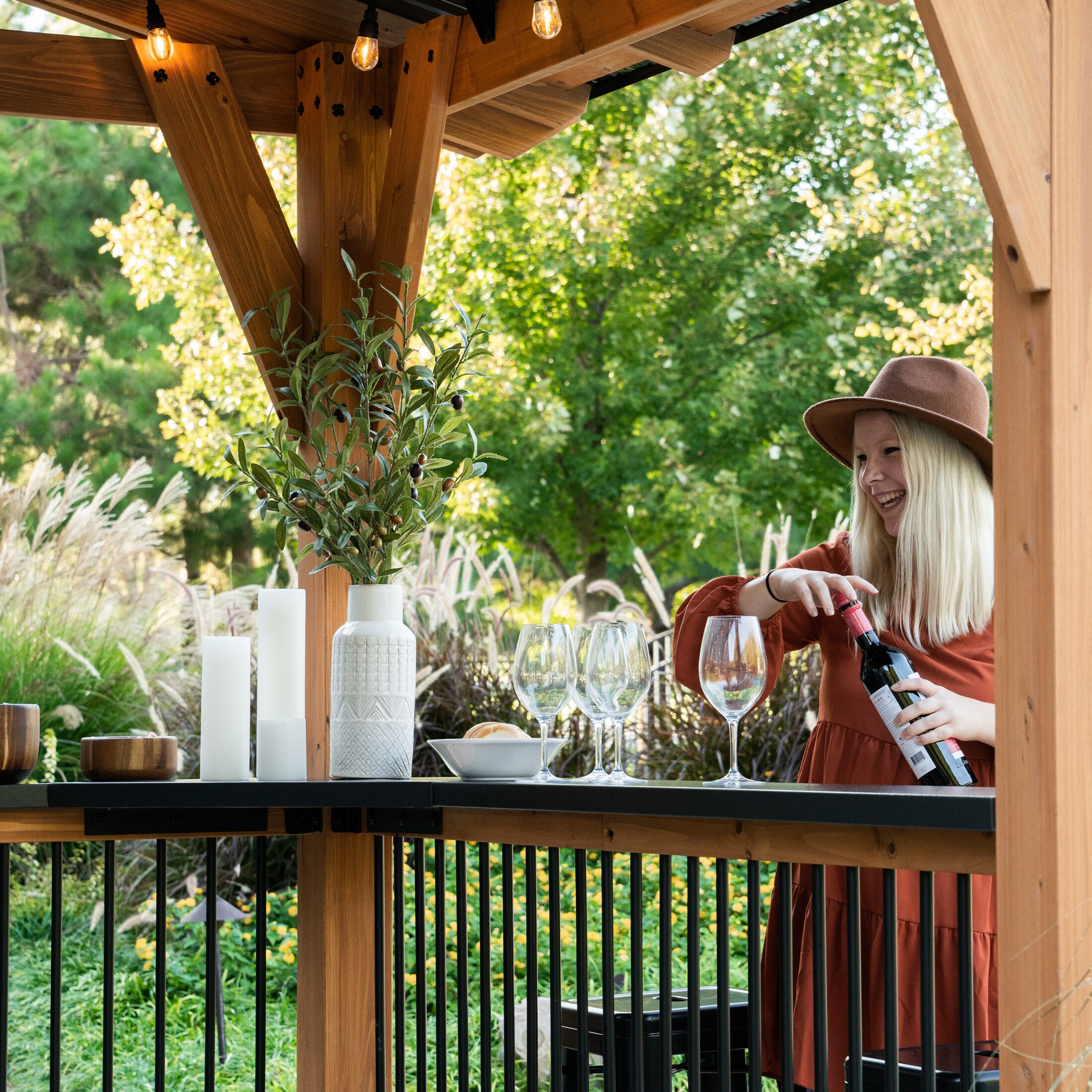 Backyard Discovery 2206090COM Wood-Resin-Gazebos - View #13