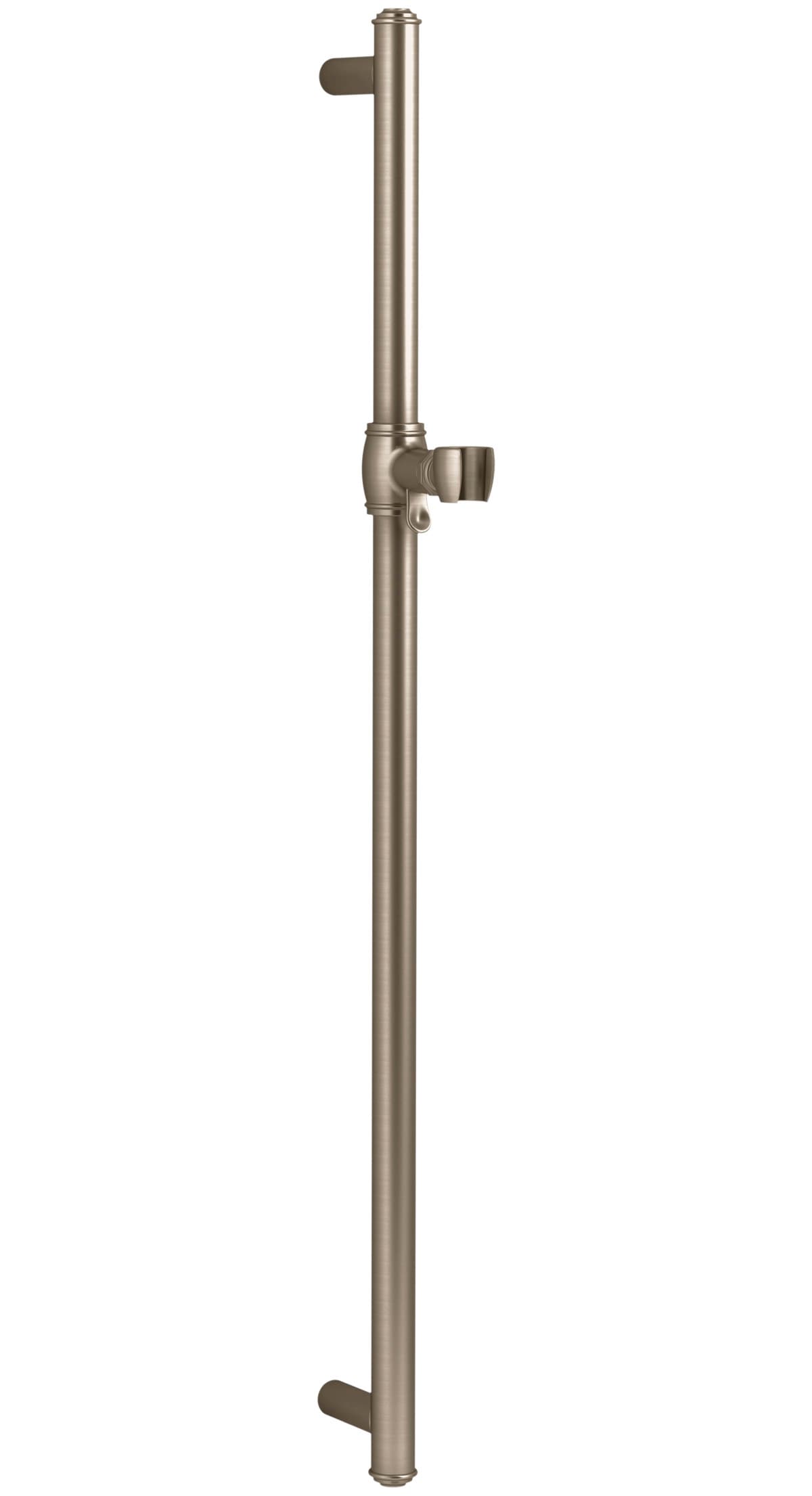 KOHLER Artifacts Vibrant Brushed Bronze 2.5in Shower Slide Bar in the