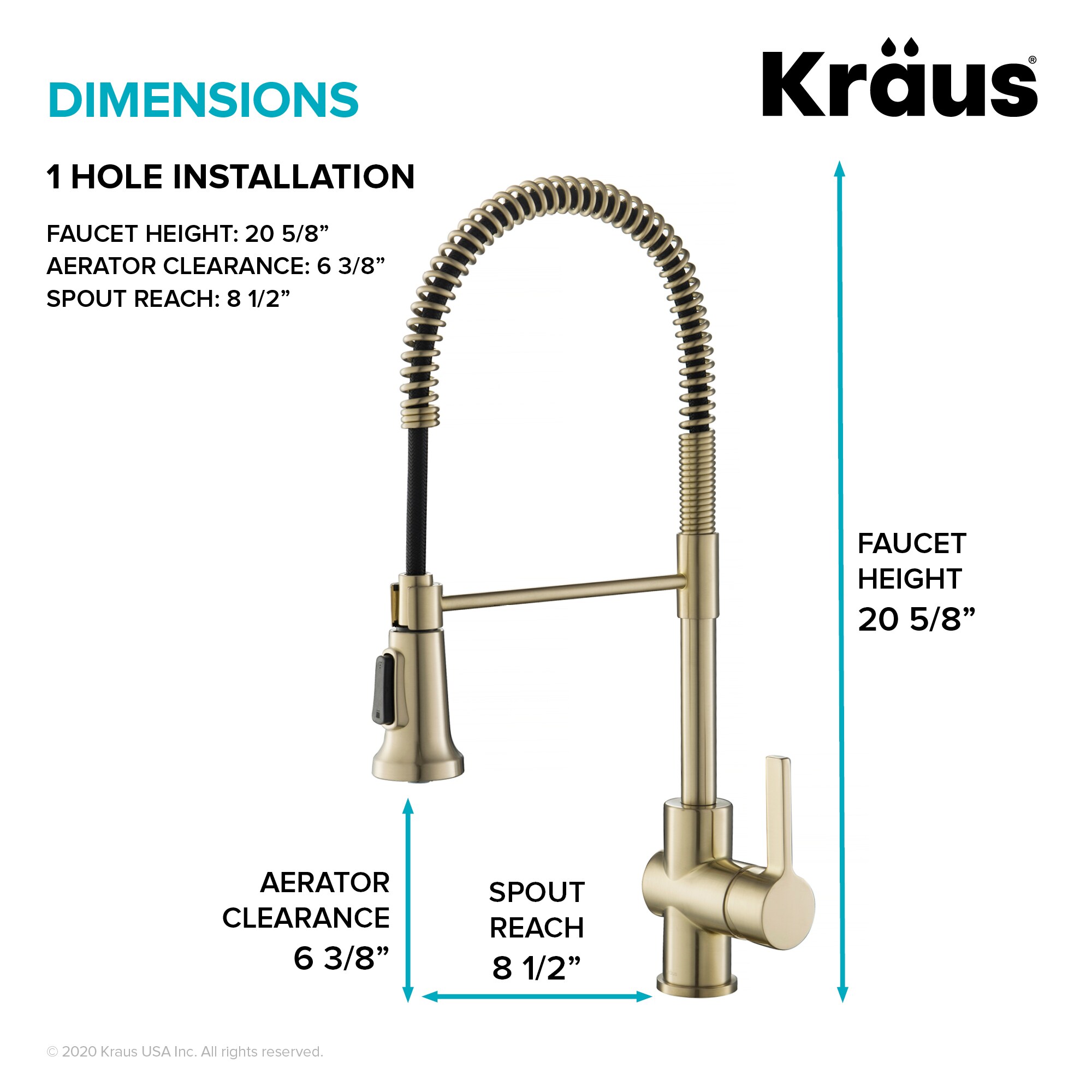 Kraus KPF-1690BG Kitchen-Faucets - View #6