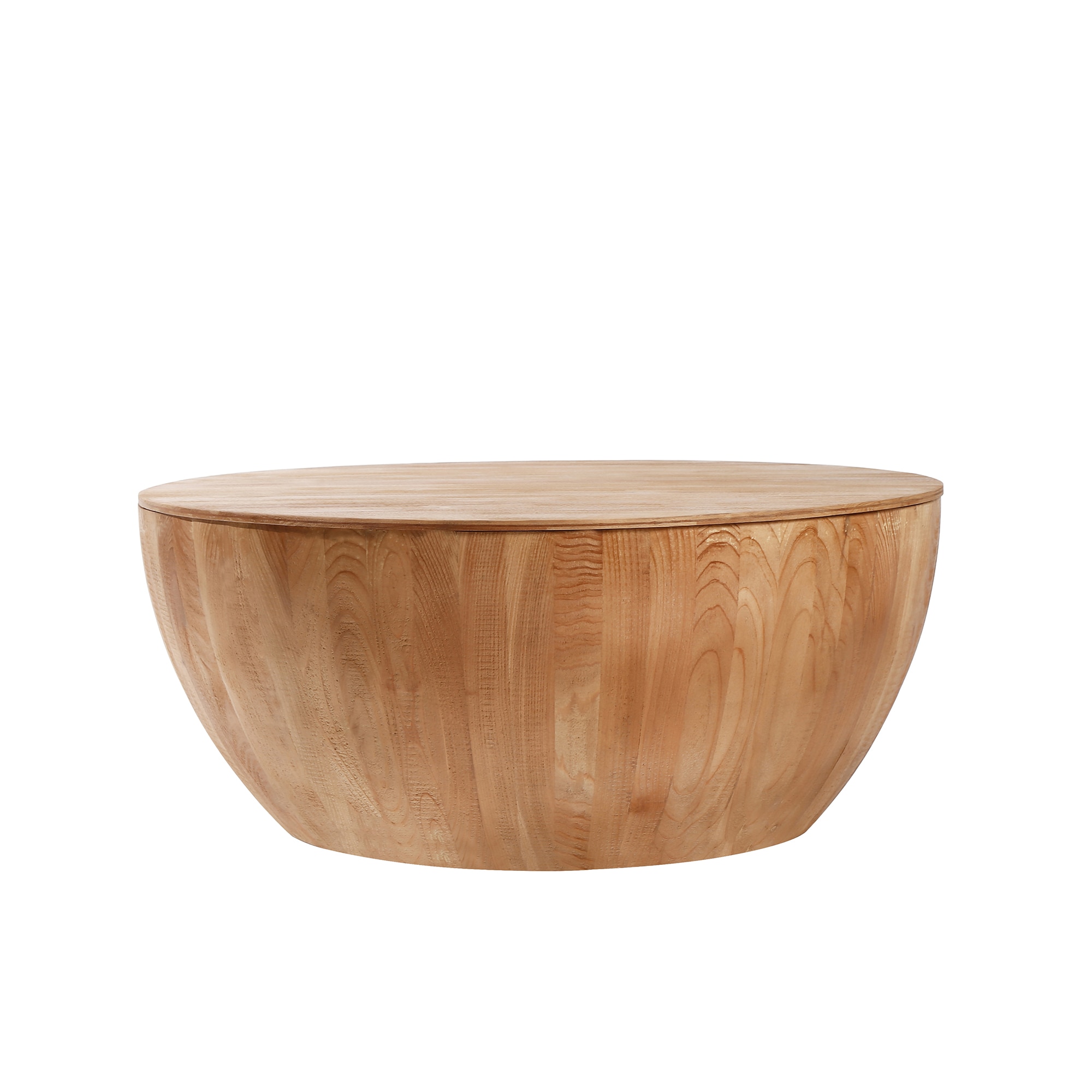 SINOFURN SYB930042WD Natural MDF Modern Coffee Table with Storage
