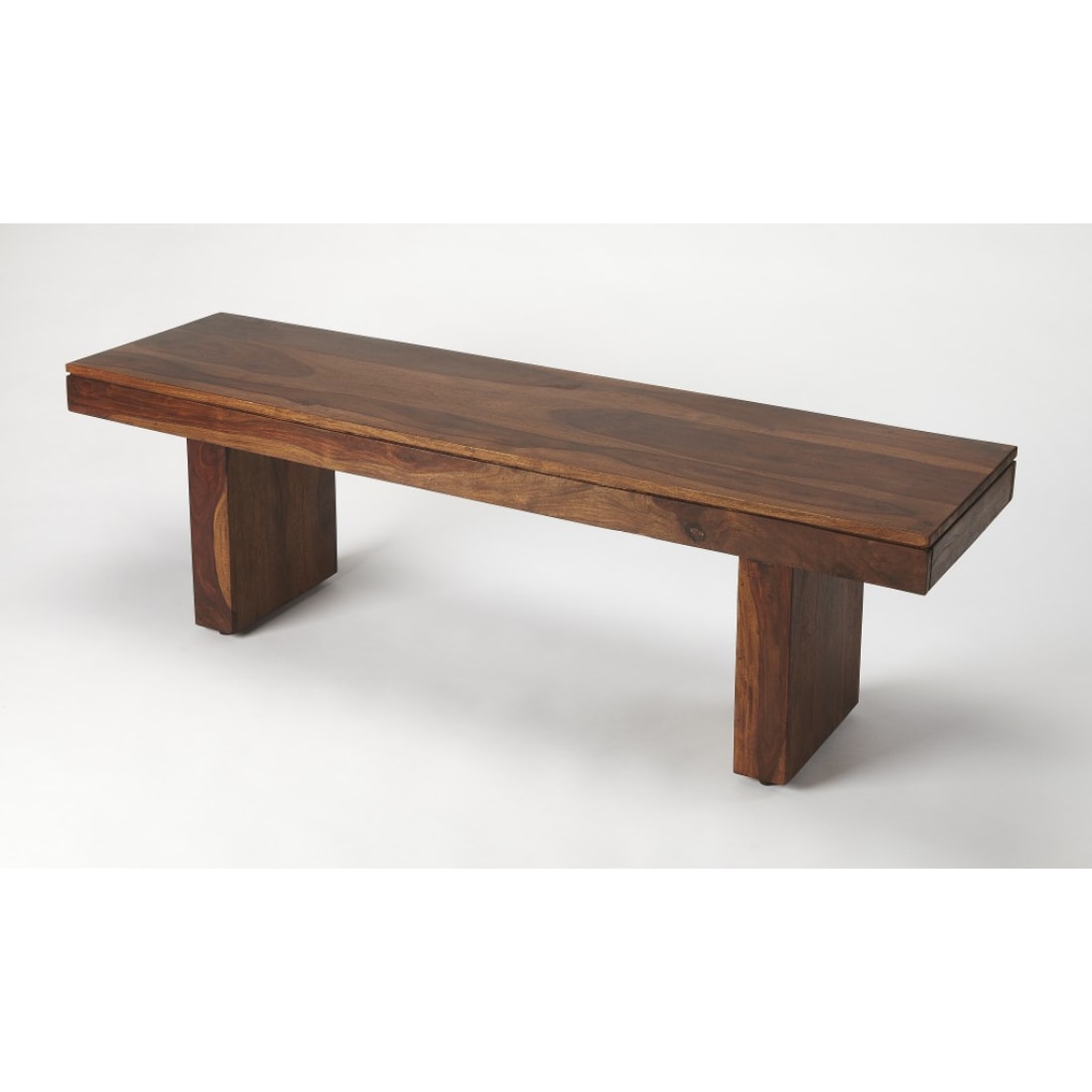 Bandelier solid deals wood bench