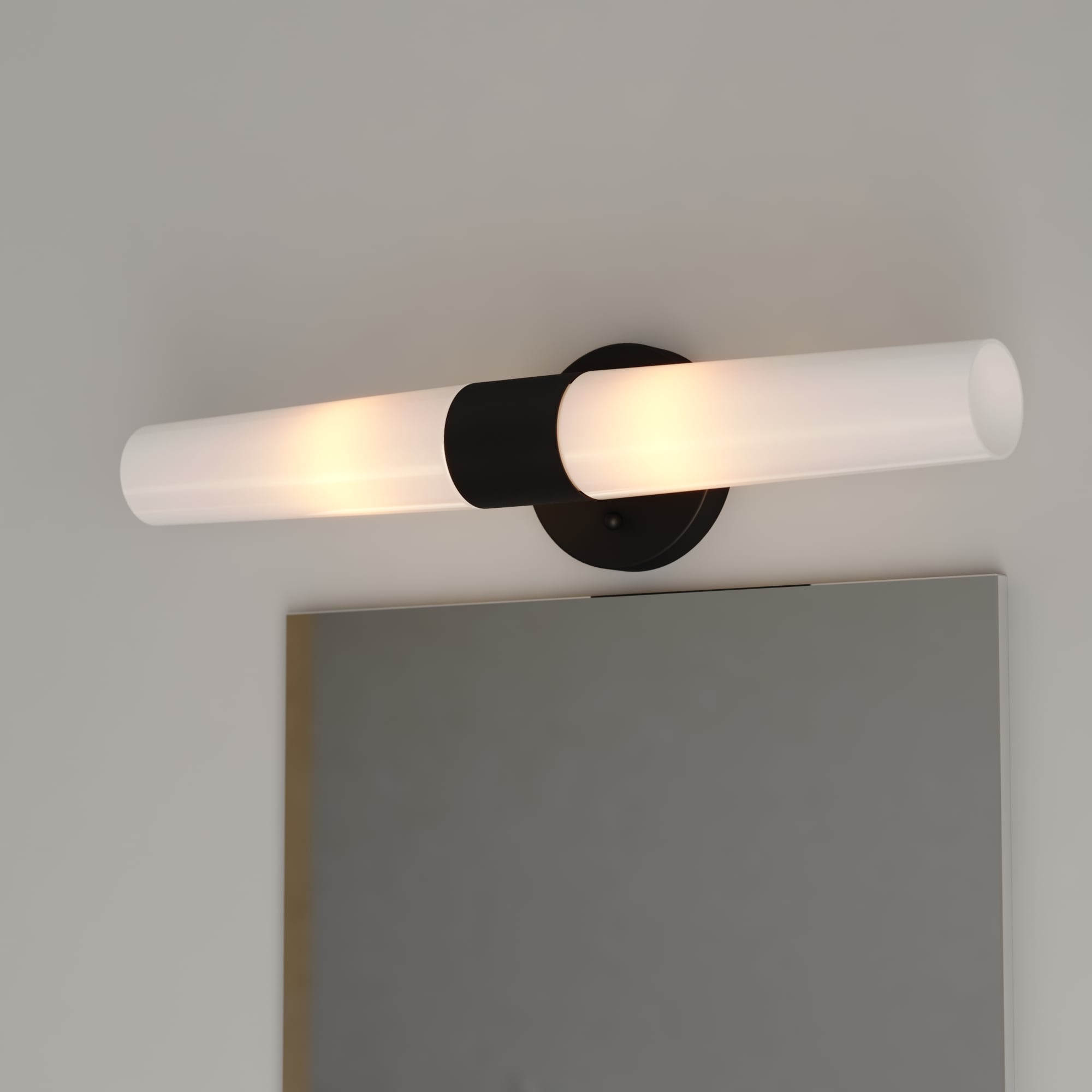 Cascadia W0457 Elliot 5.5-in 2 -Light Matte White Modern/contemporary Vanity light