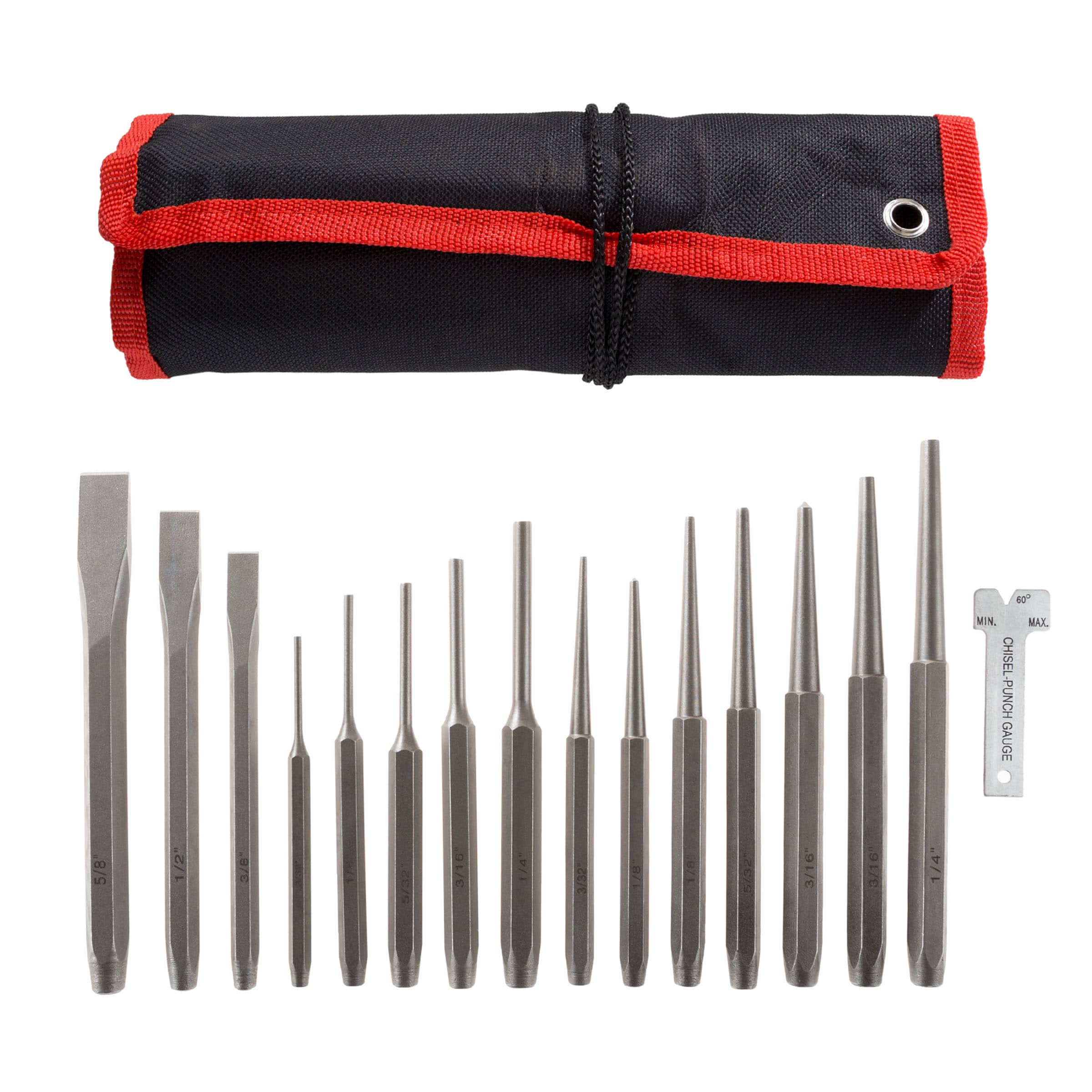 Stalwart Punch and Chisel Set Assorted Assorted punch Kit