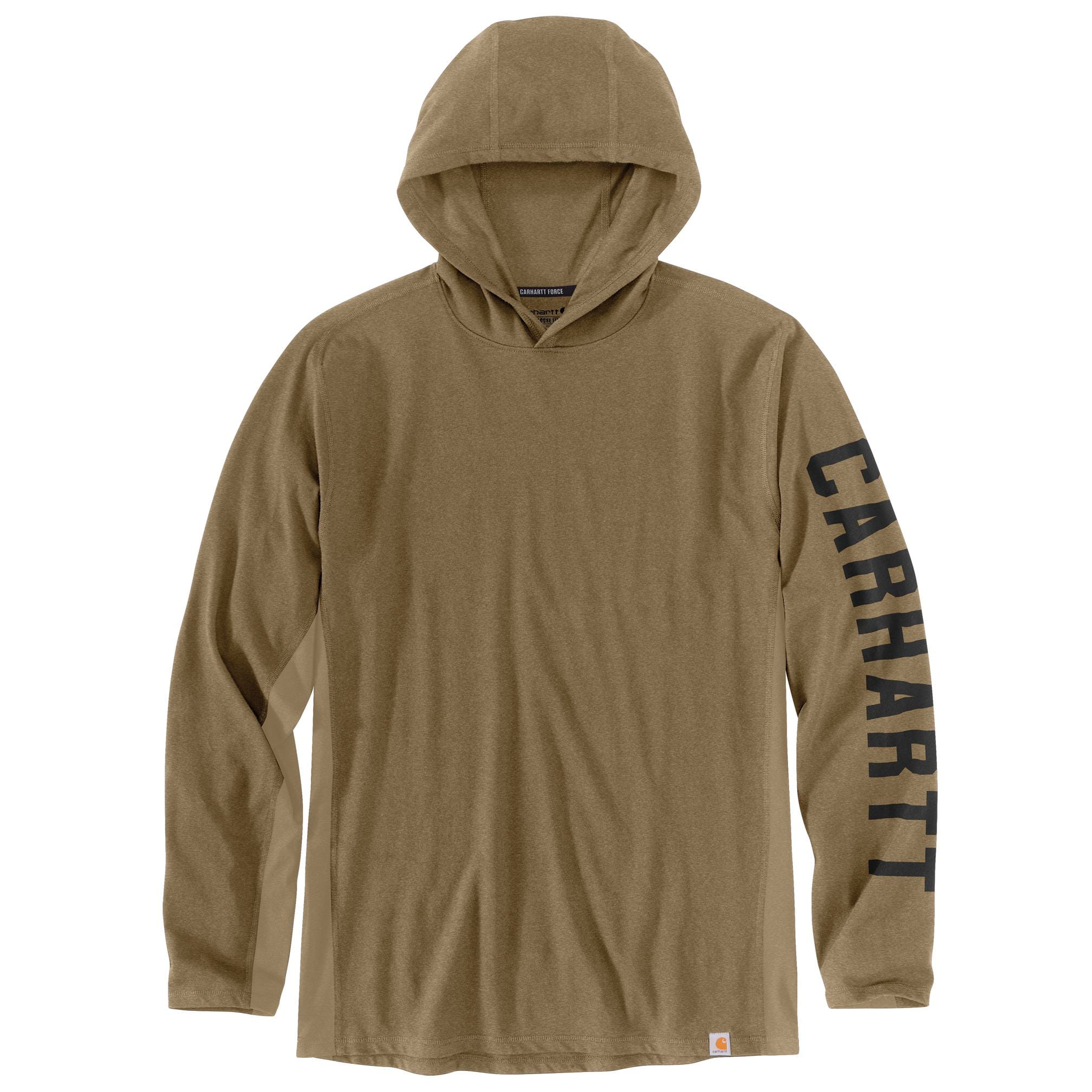 Carhartt - Force Men's Green Medium weight Jersey Long sleeve Graphic T-shirt ( 2XL )