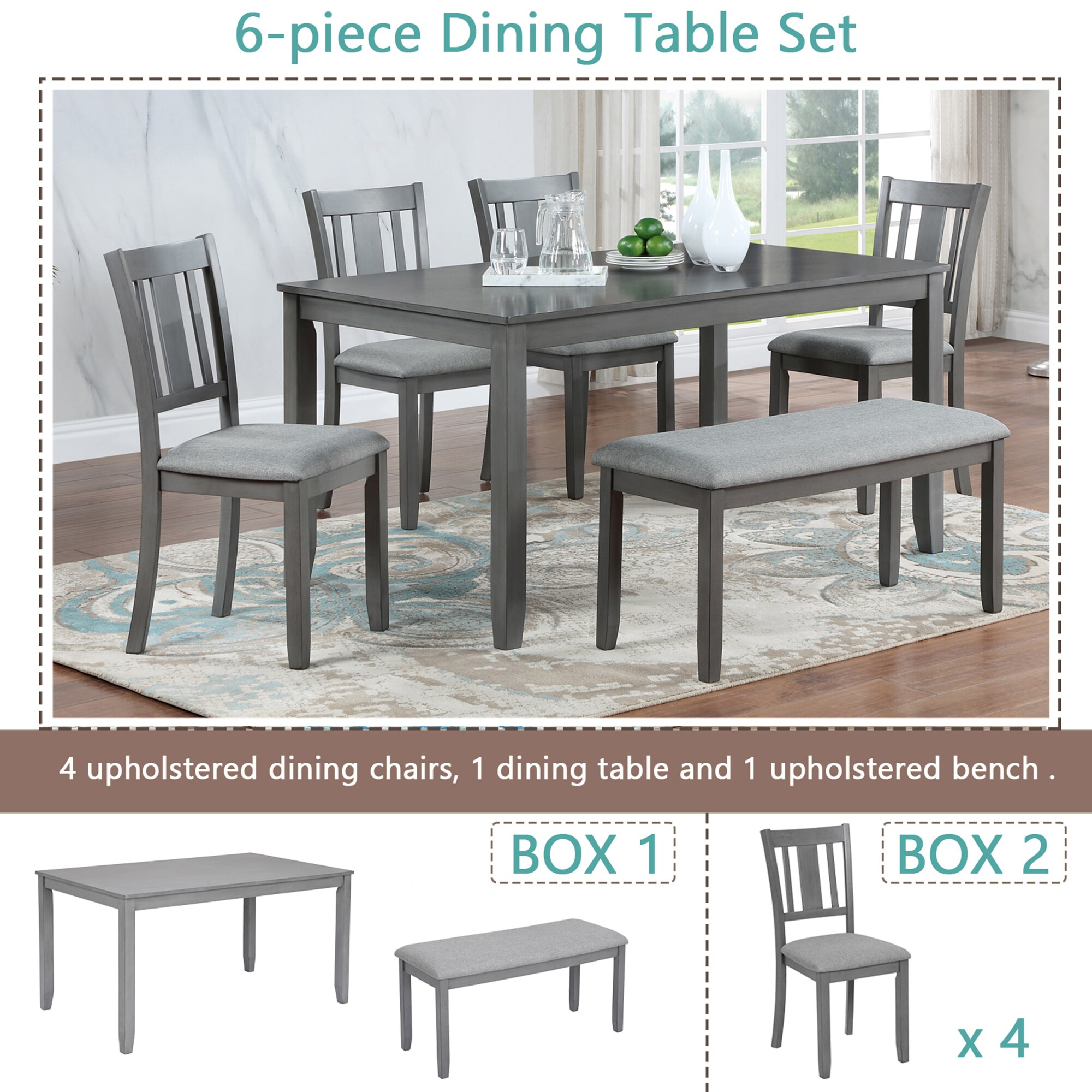 SINOFURN SYA330114WT Dining-Sets - View #9