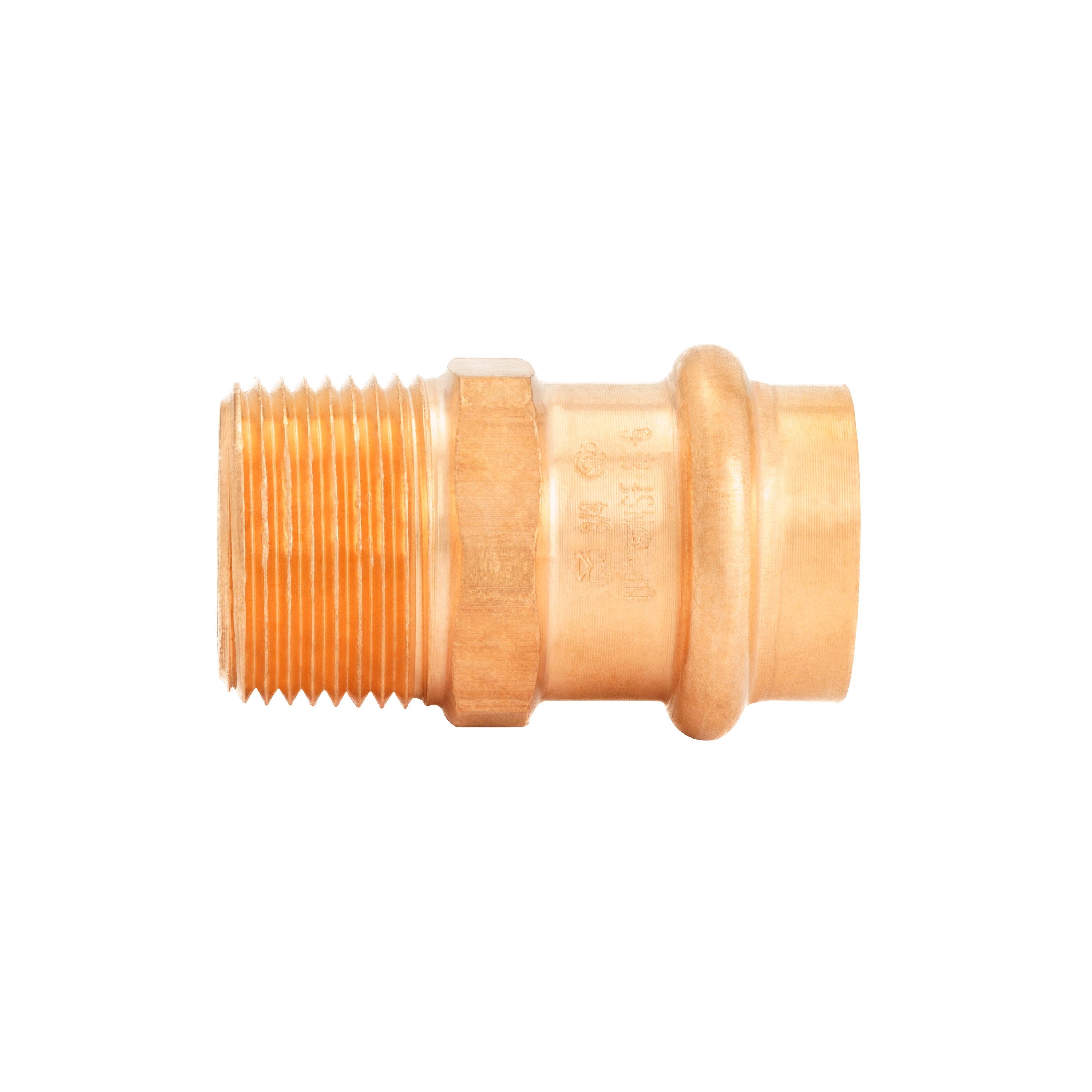 Streamline 3/4-in Copper Press Male Adapter in the Copper Pipe & Fittings  department at