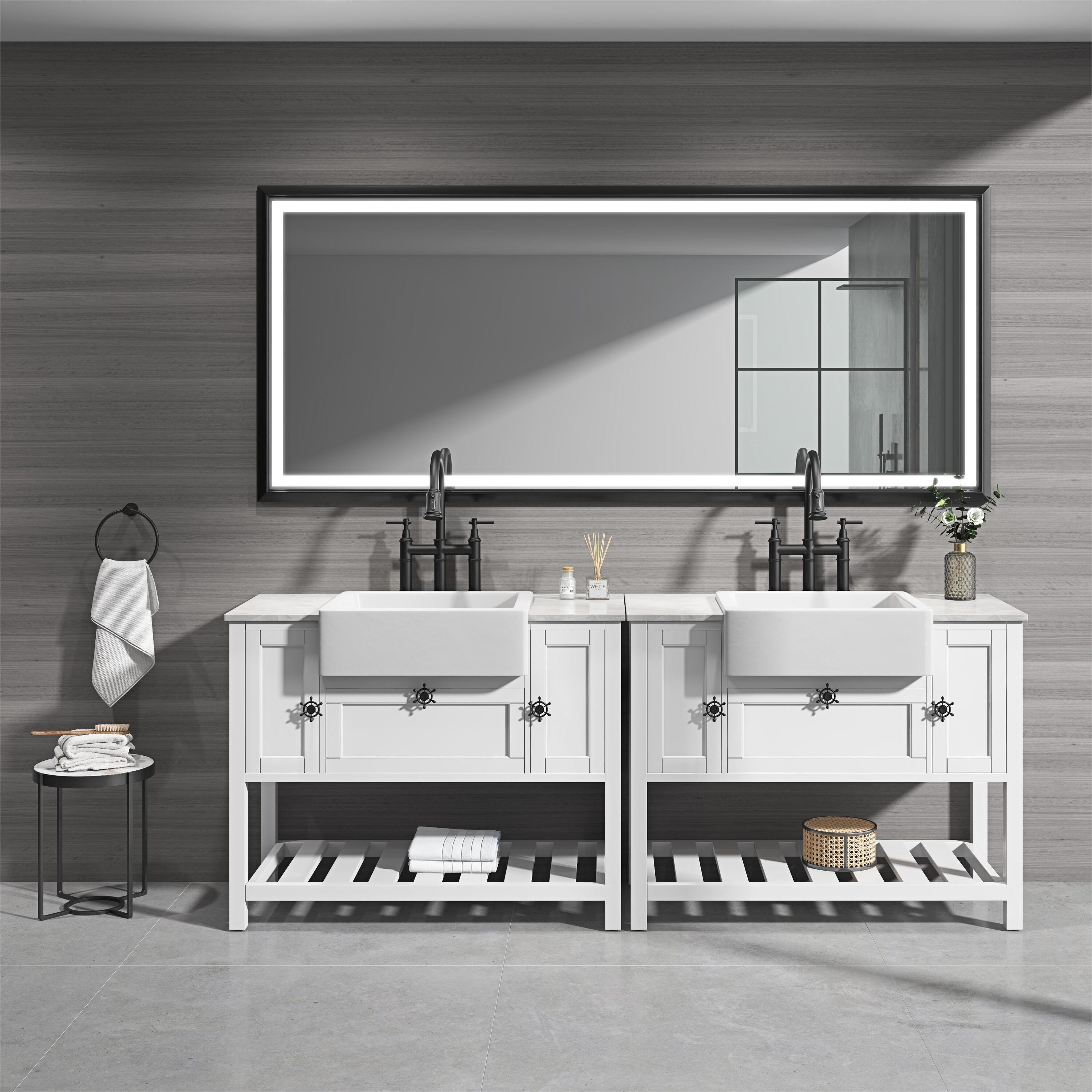 WELLFOR WA-MBF-8838 Framed-Bath-Mirrors - View #4
