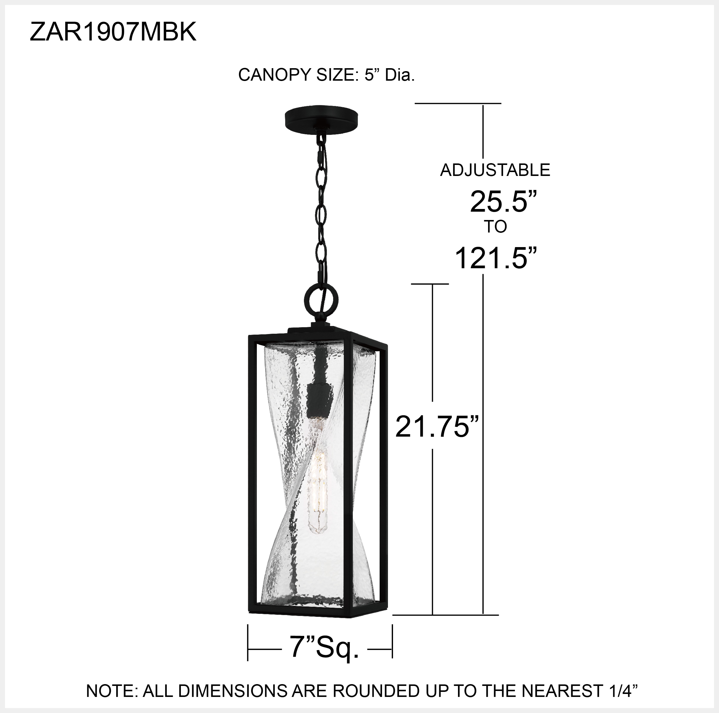 Quoizel ZAR1907MBK Pendant-Lights - View #5