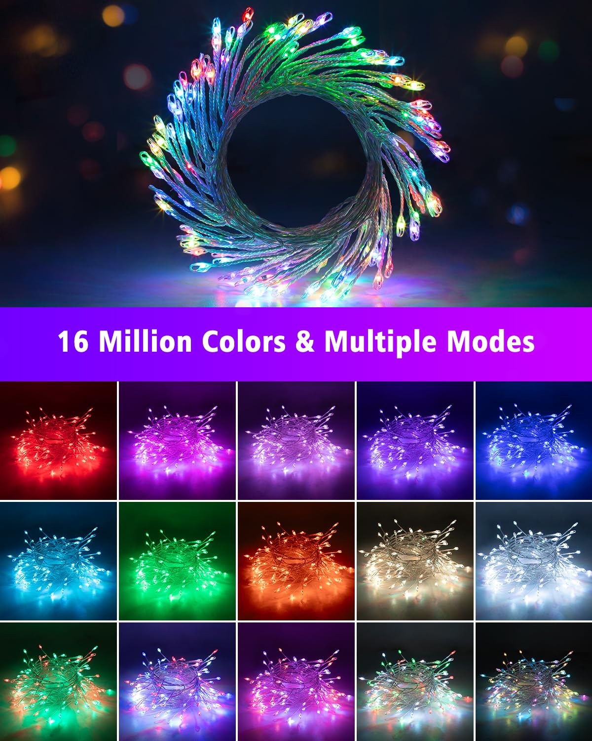 Phewnyzo LPW0813W211 Christmas-String-Lights - View #7