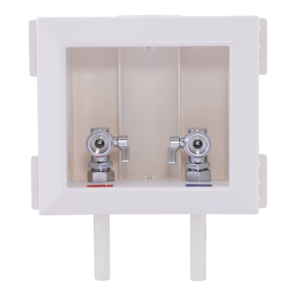 HoldRite HR-W-P Quarter turn ball valve PEX Washing machine Outlet Box
