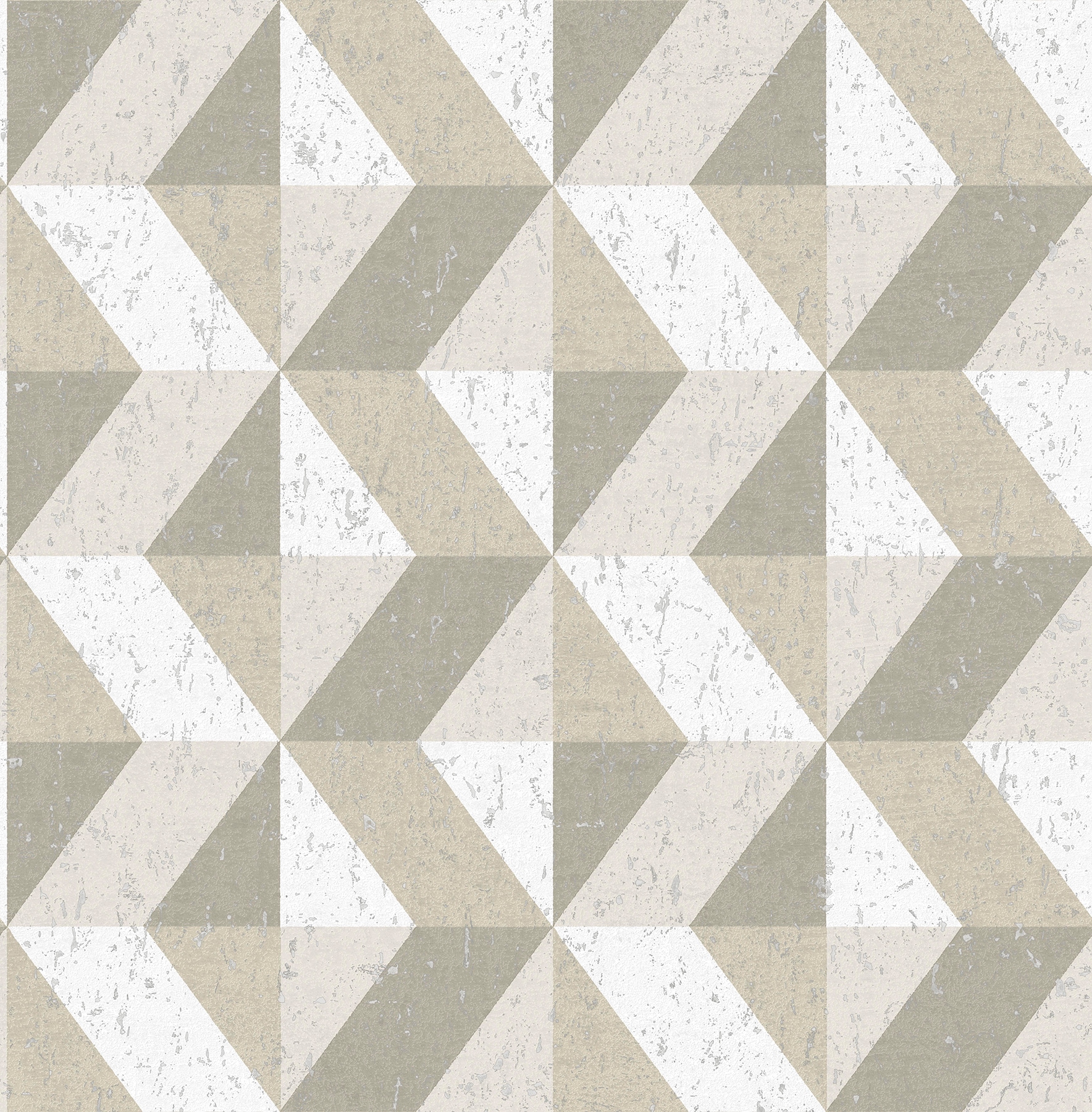 A-Street Prints 2908-25313 Alchemy 56.4-Sq. Feet Neutral Non-woven Textured Geometric 3D Unpasted Wallpaper