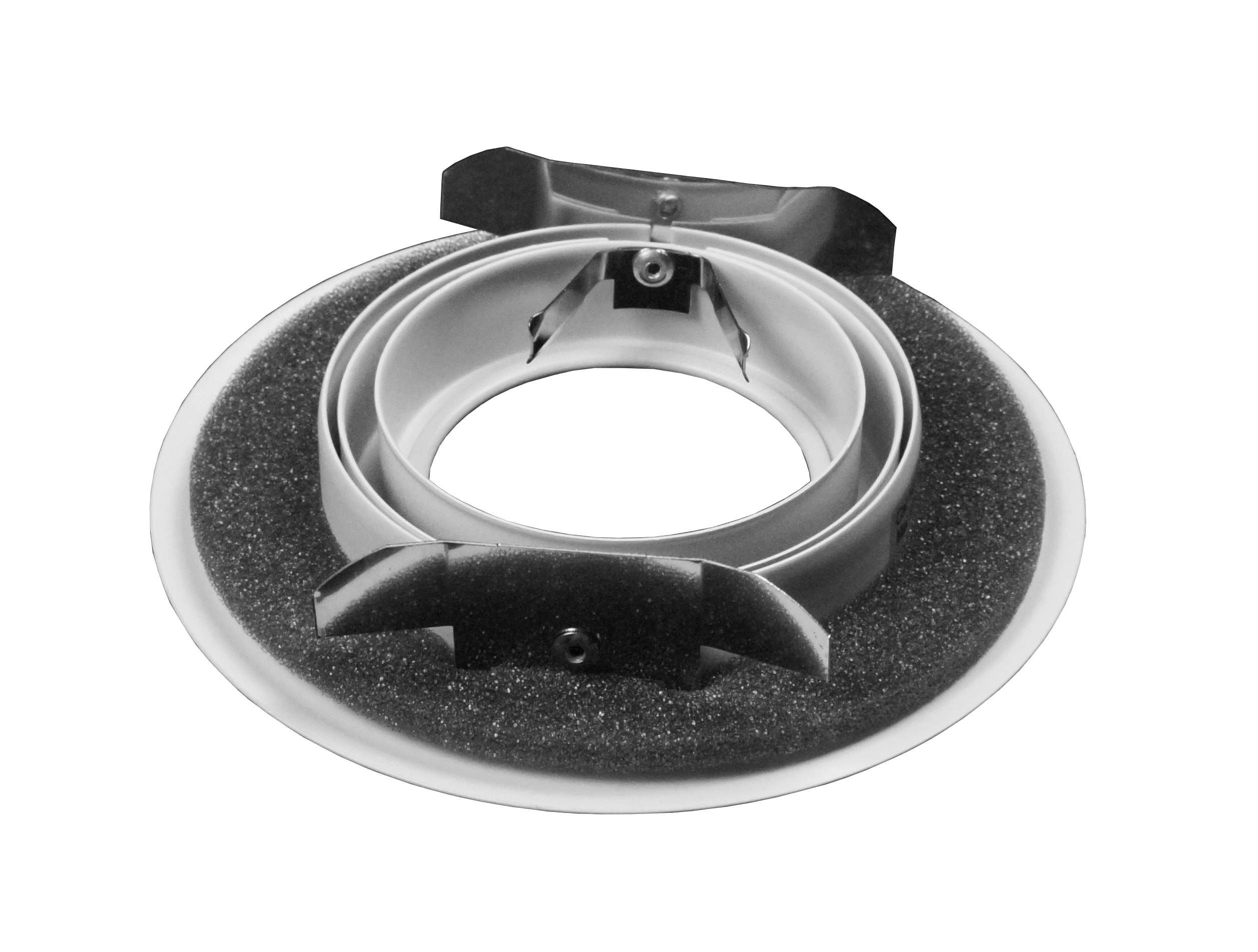 White Adjustable 4'' Recessed Ceiling Light Trim
