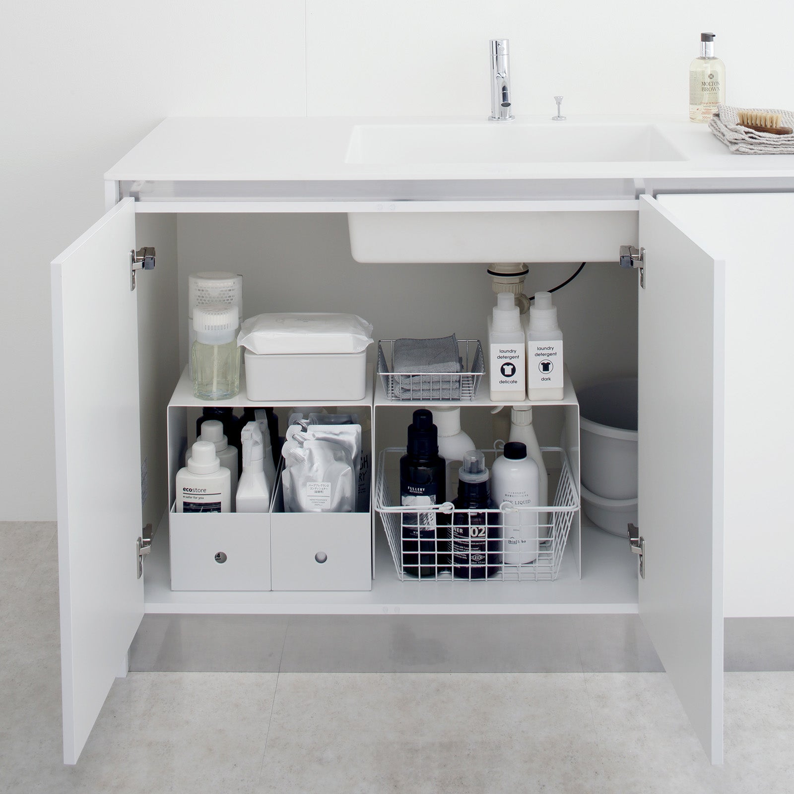 Yamazaki 5038 Pull-Out-Cabinet-Baskets - View #3