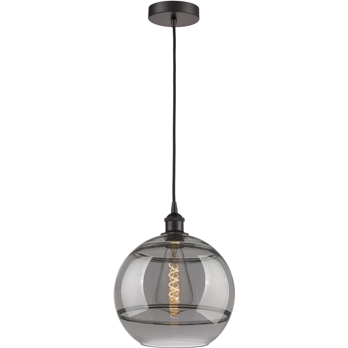  616-1P-OB-G556-12SM Edison Rochester Mini Pendant Oil Rubbed Bronze