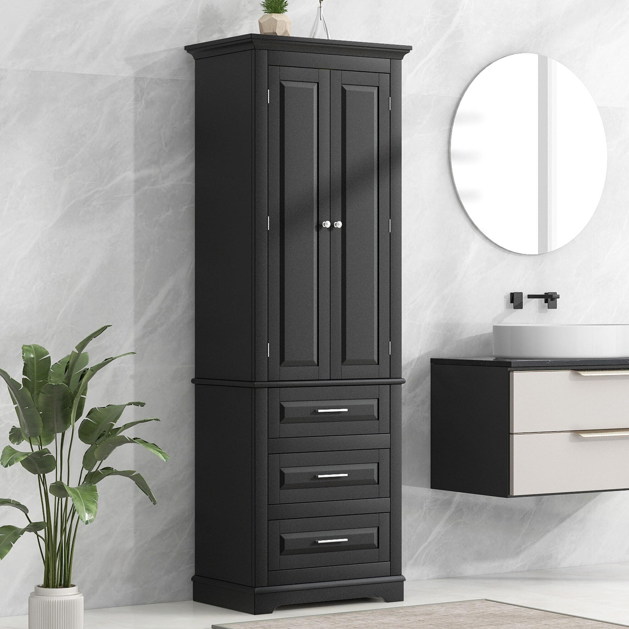 HyperDrop Cart ZW-WF299282AAB Linen-Cabinets - View #2