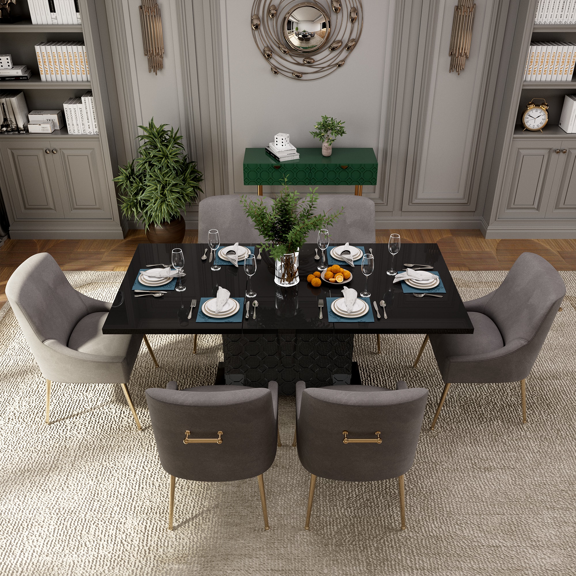 Clihome CL-ST1-BK700GY Dining-Sets - View #5
