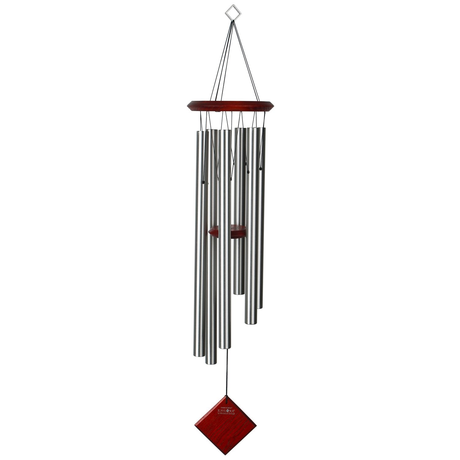 Woodstock Chimes DCS37 37-Inches Silver Metal Wind Chime