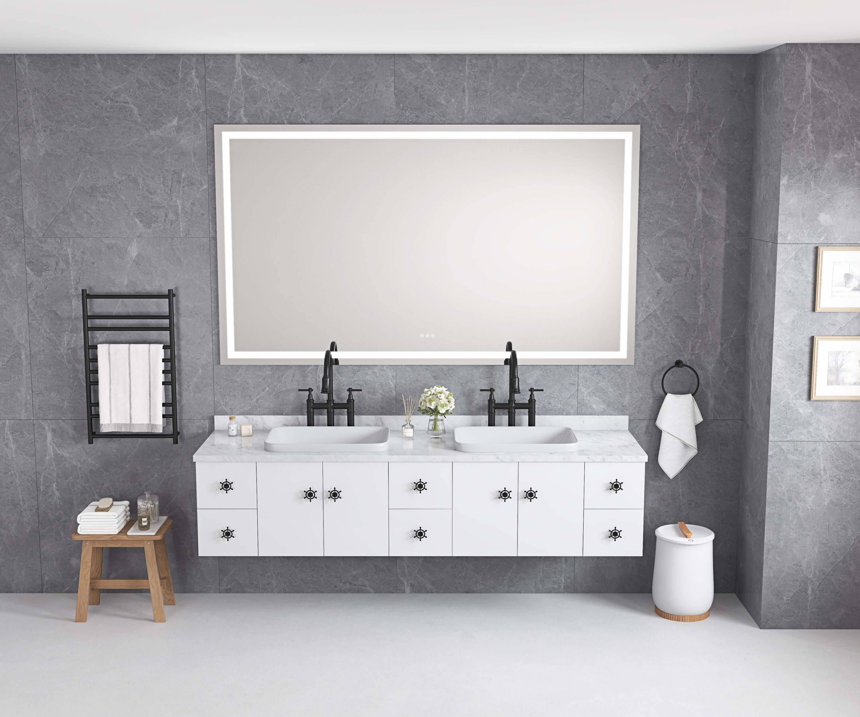 Vacolite KP-8848-DHDT Framed-Bath-Mirrors - View #6