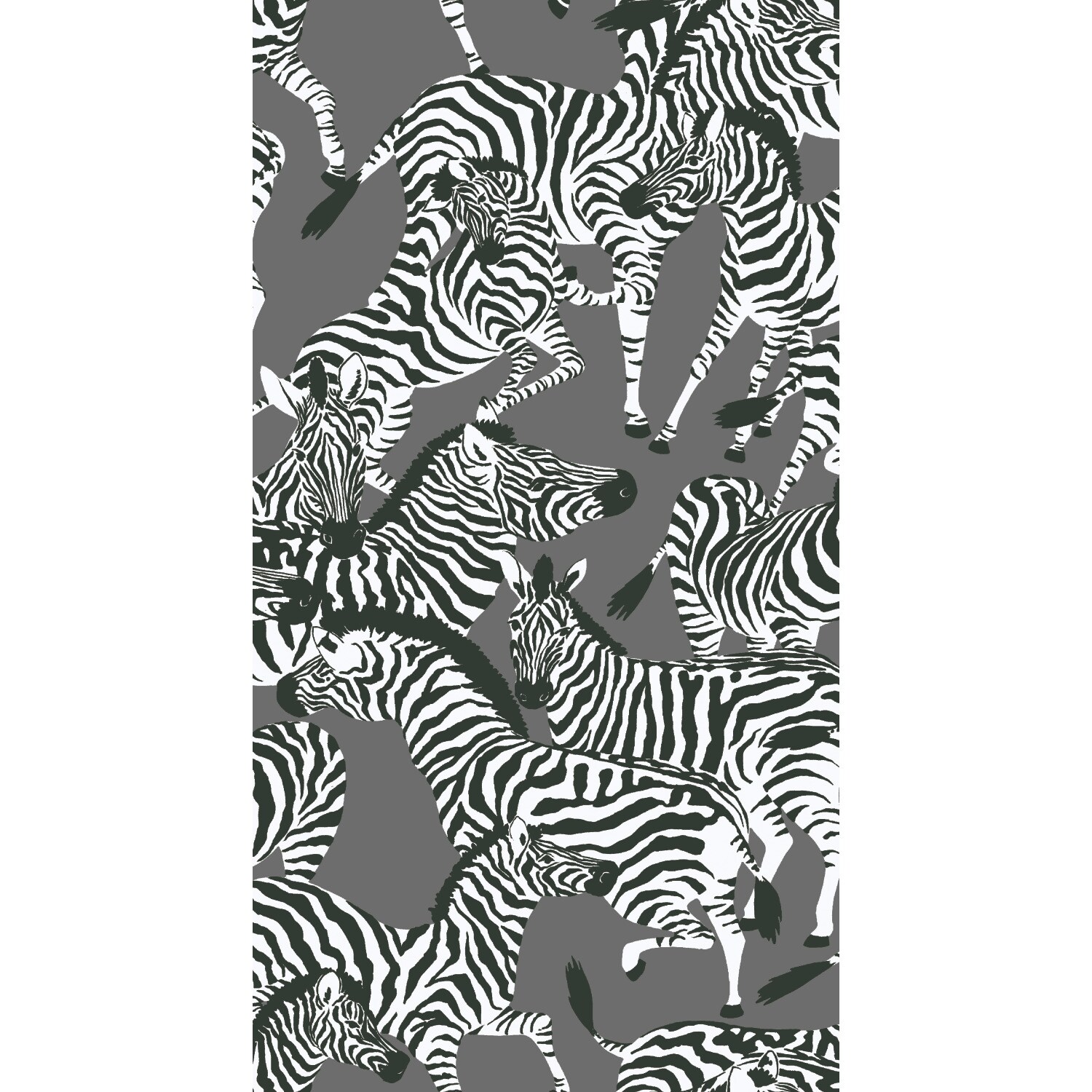 Waverly RMK11877RL 28.29-Sq. Feet Gray Vinyl Novelty Self-adhesive Peel and Stick Wallpaper