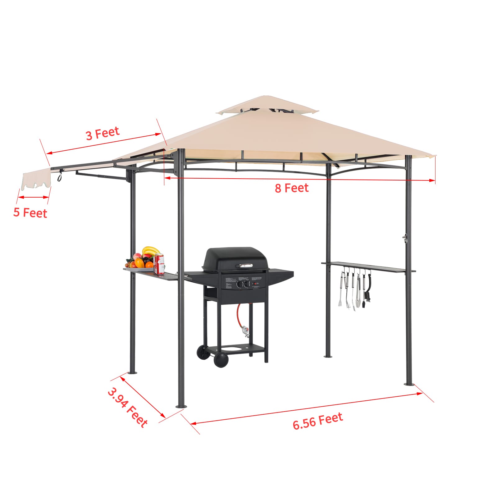 StarEcho SKPE-CREAM Wood-Resin-Gazebos - View #8