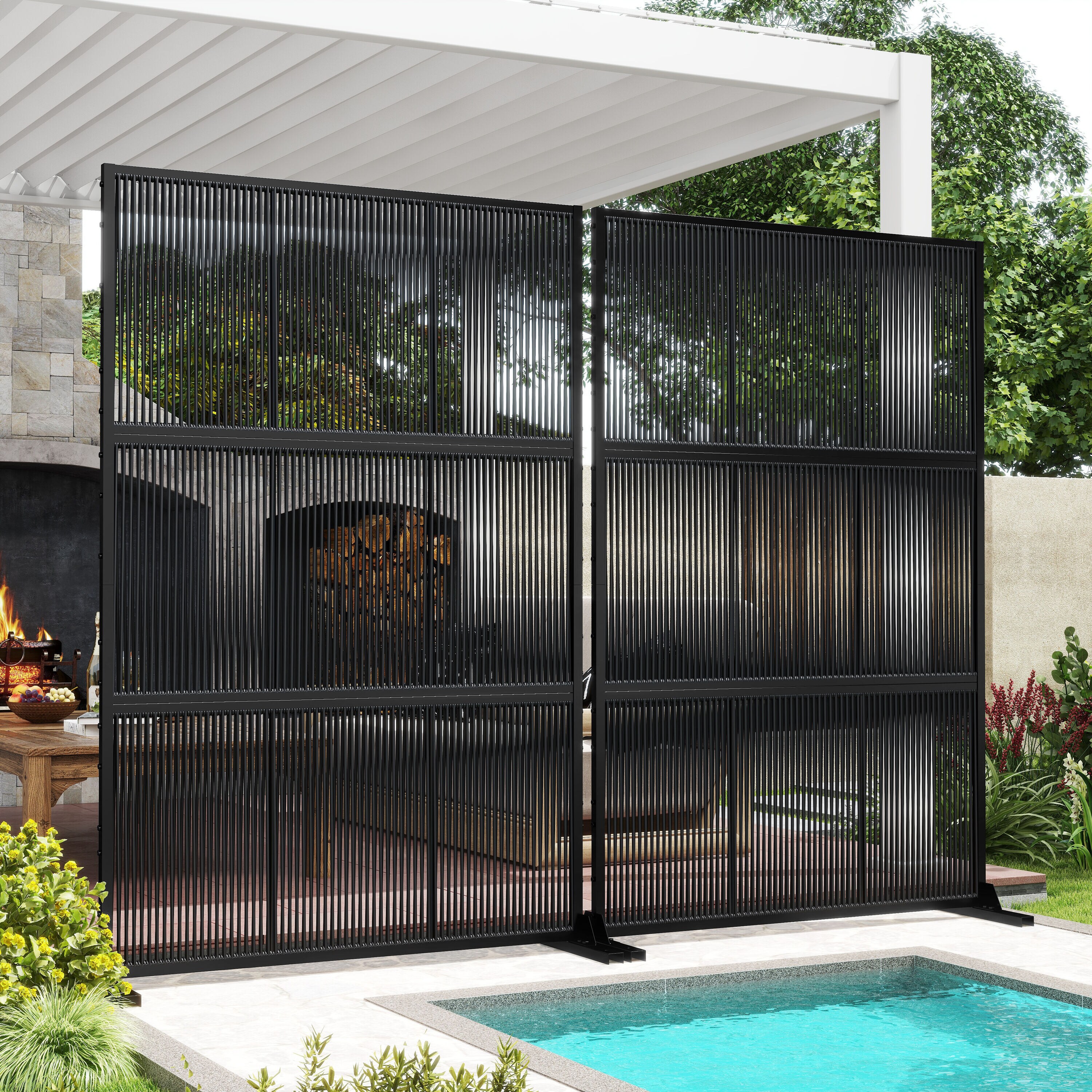 Dreamsidea LS-OS0017-BLACK Outdoor-Privacy-Screen - View #10