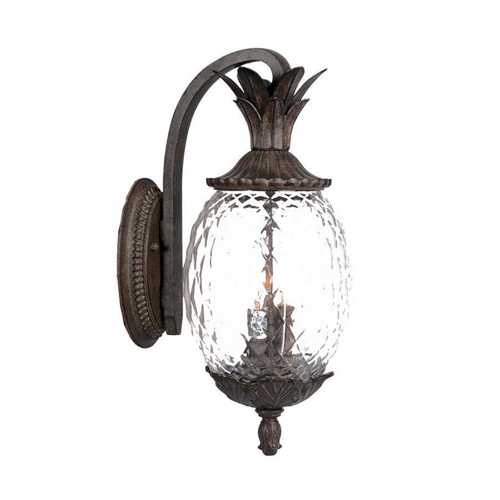 Acclaim Lighting 7512BC Lanai 3 -Light 21.0-in H Black Hardwired Outdoor Wall Light