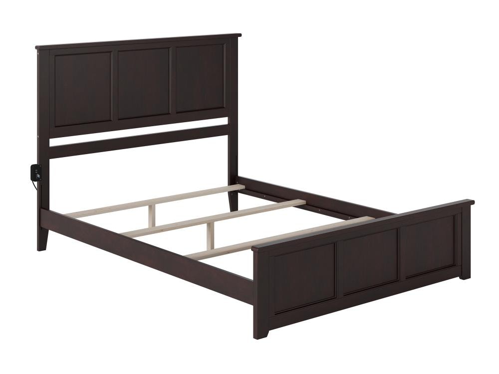 Espresso bed store frame full