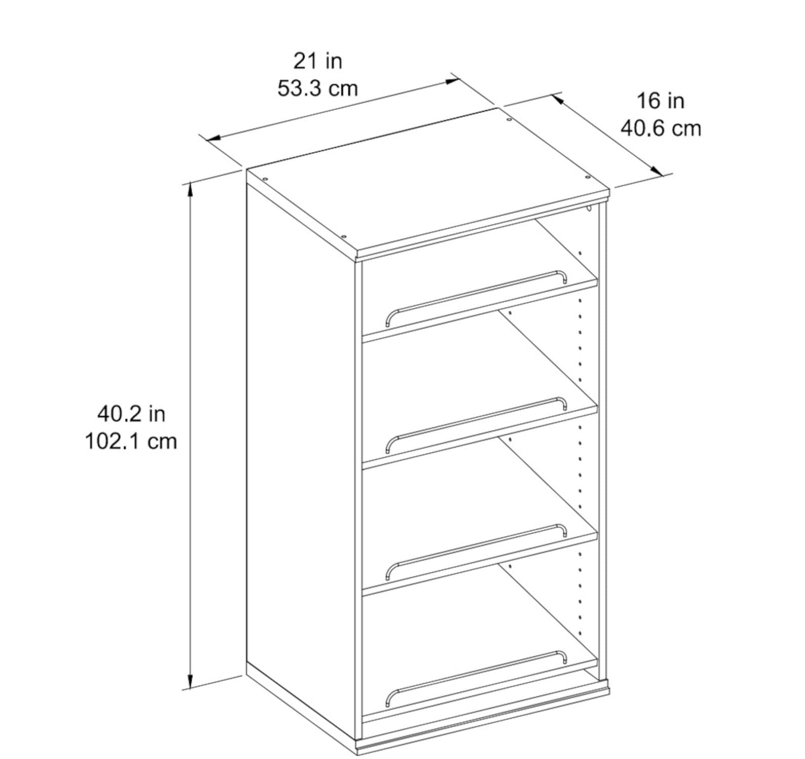 Style Selections 9.06-in L x 0.98-in W x 6.54-in D White Shelf