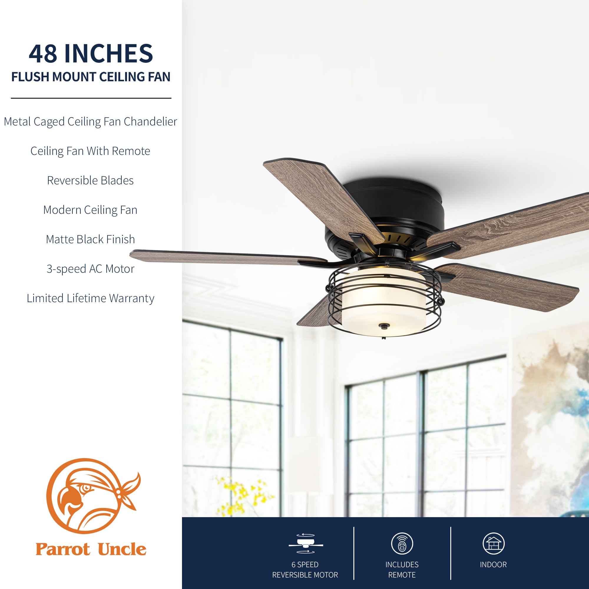 Parrot Uncle F6356110V Ceiling-Fans - View #3