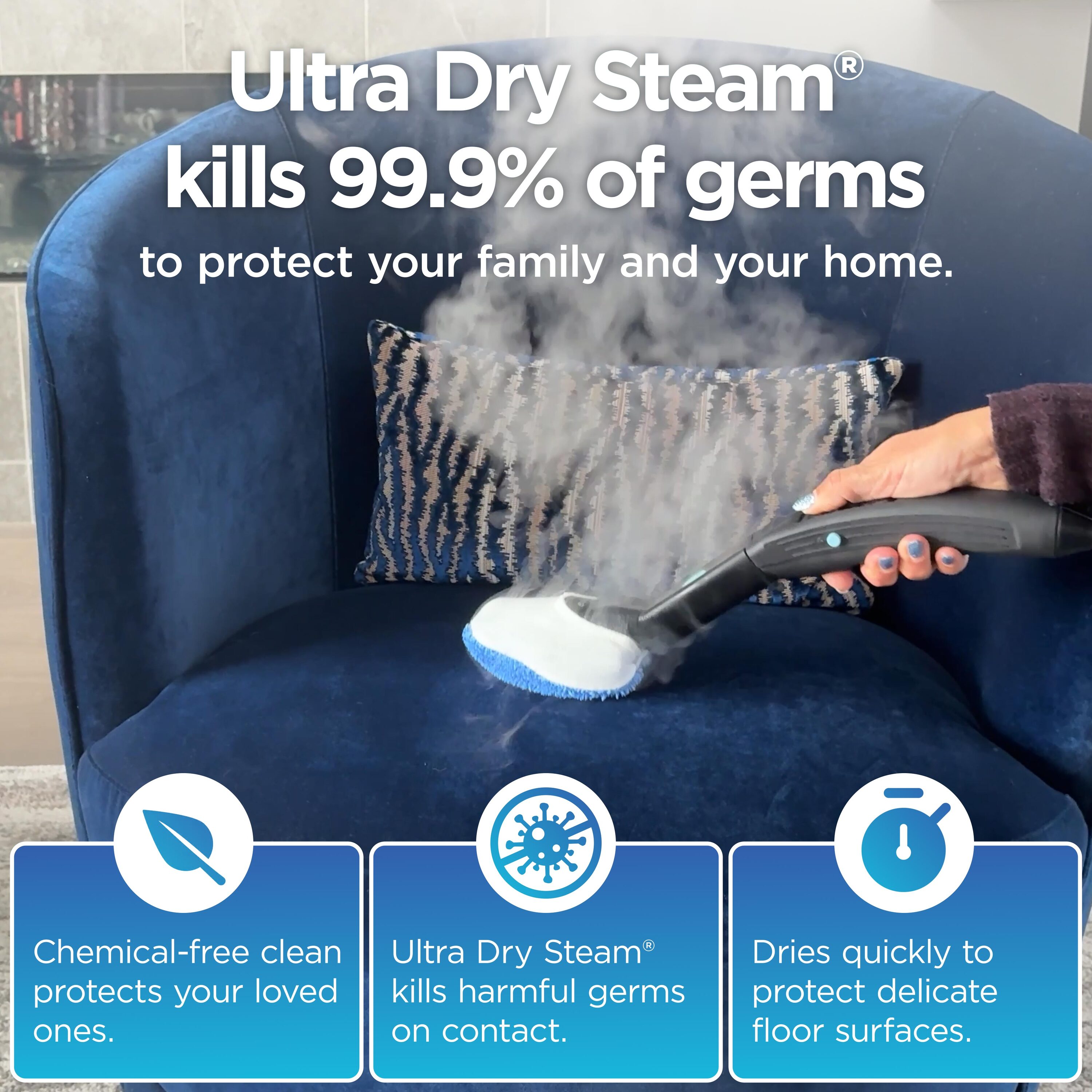 Euroflex 132EUROM4SSTEAMMOP Steam-Cleaners - View #2