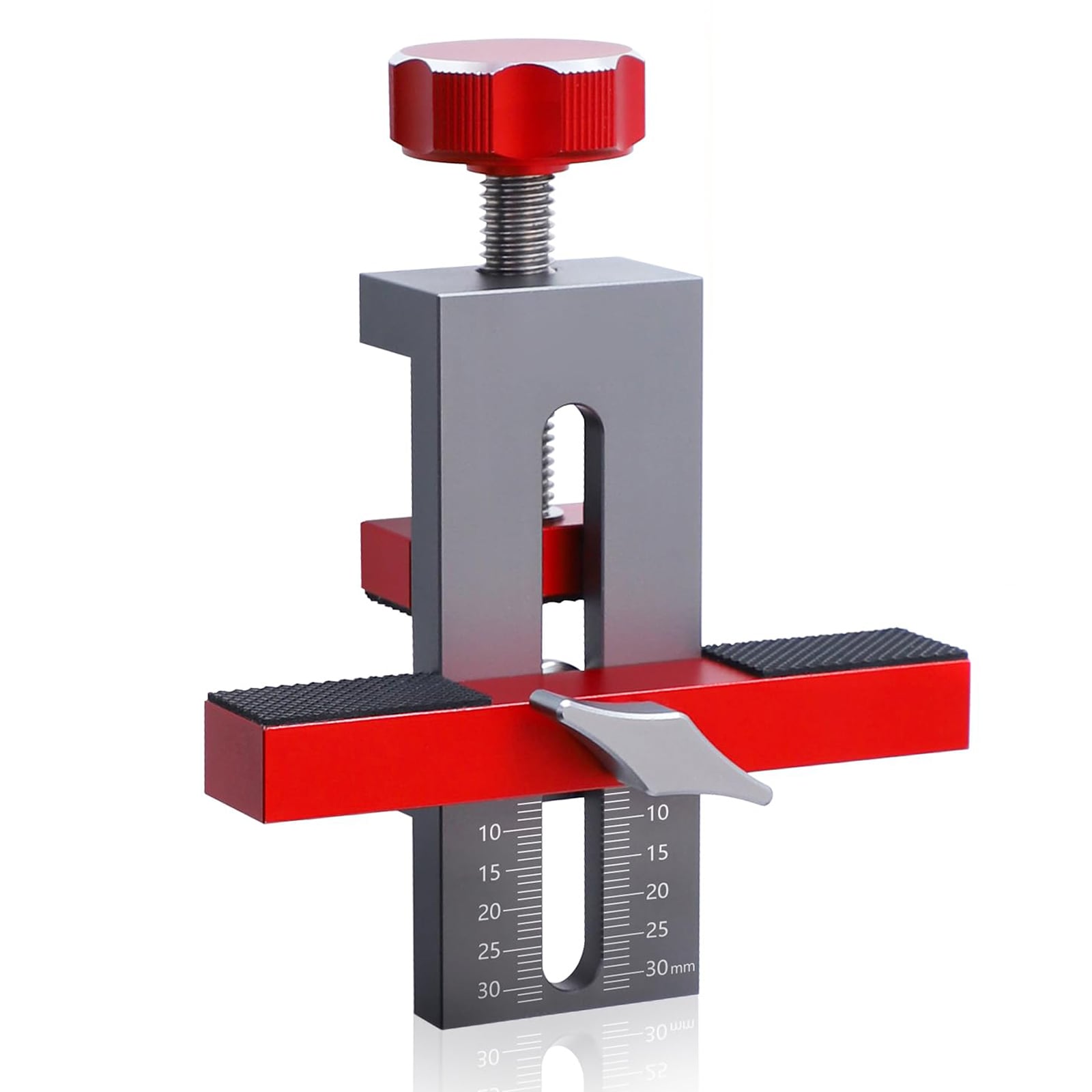 Etokfoks  adjustable aluminum alloy frameless cabinet door mounting jig installation positioner with 0 64 mm height and 0 40mm clamp range