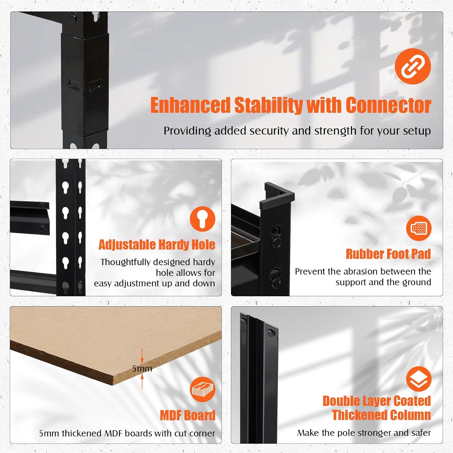 Qeetex SUN-PHK-363XW8BR Free-Standing-Shelving - View #5