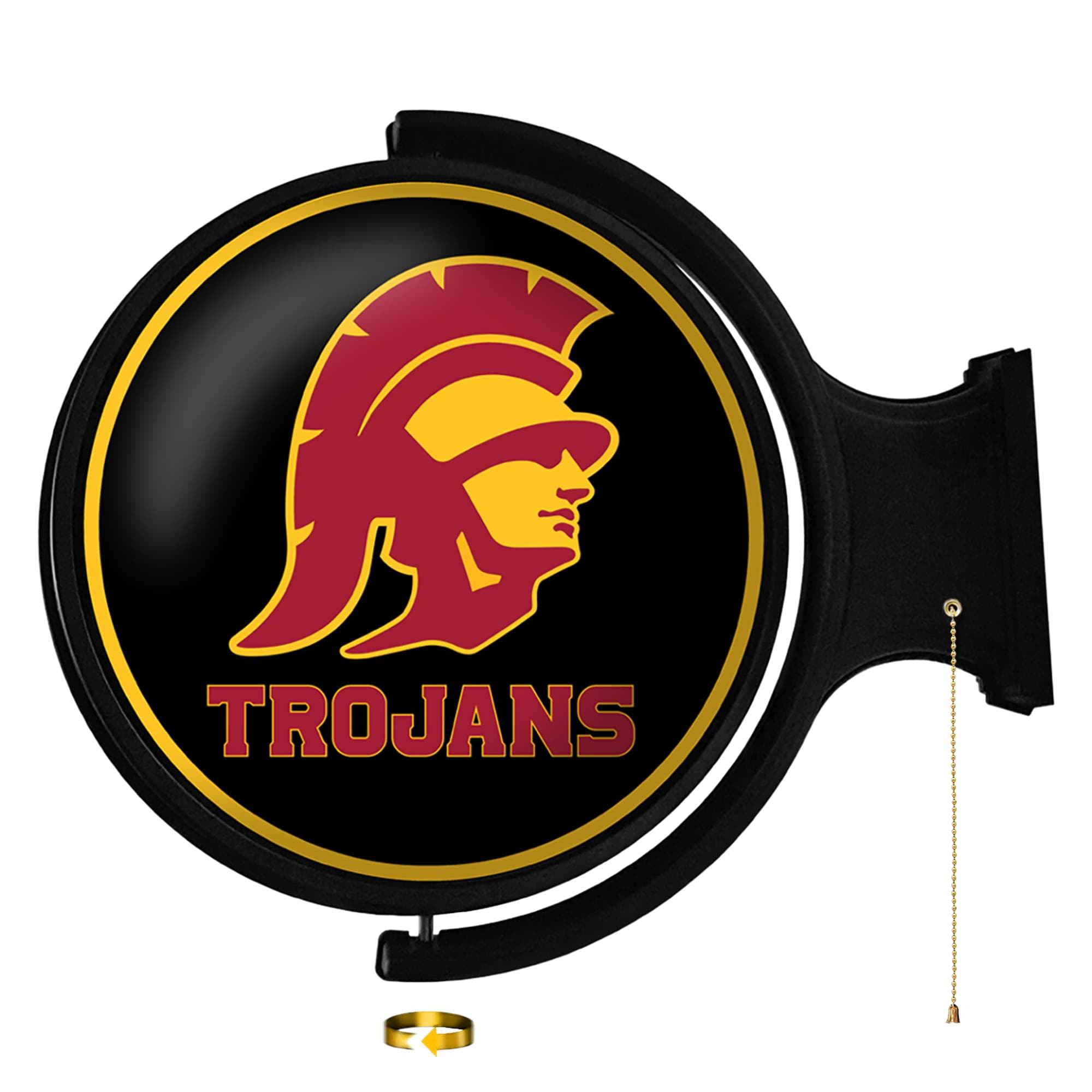 The Fan-Brand NCUSCT-115-03 USC Trojans Rotating Wall Lights 23-in Constant LED Game Room Lighted Sign