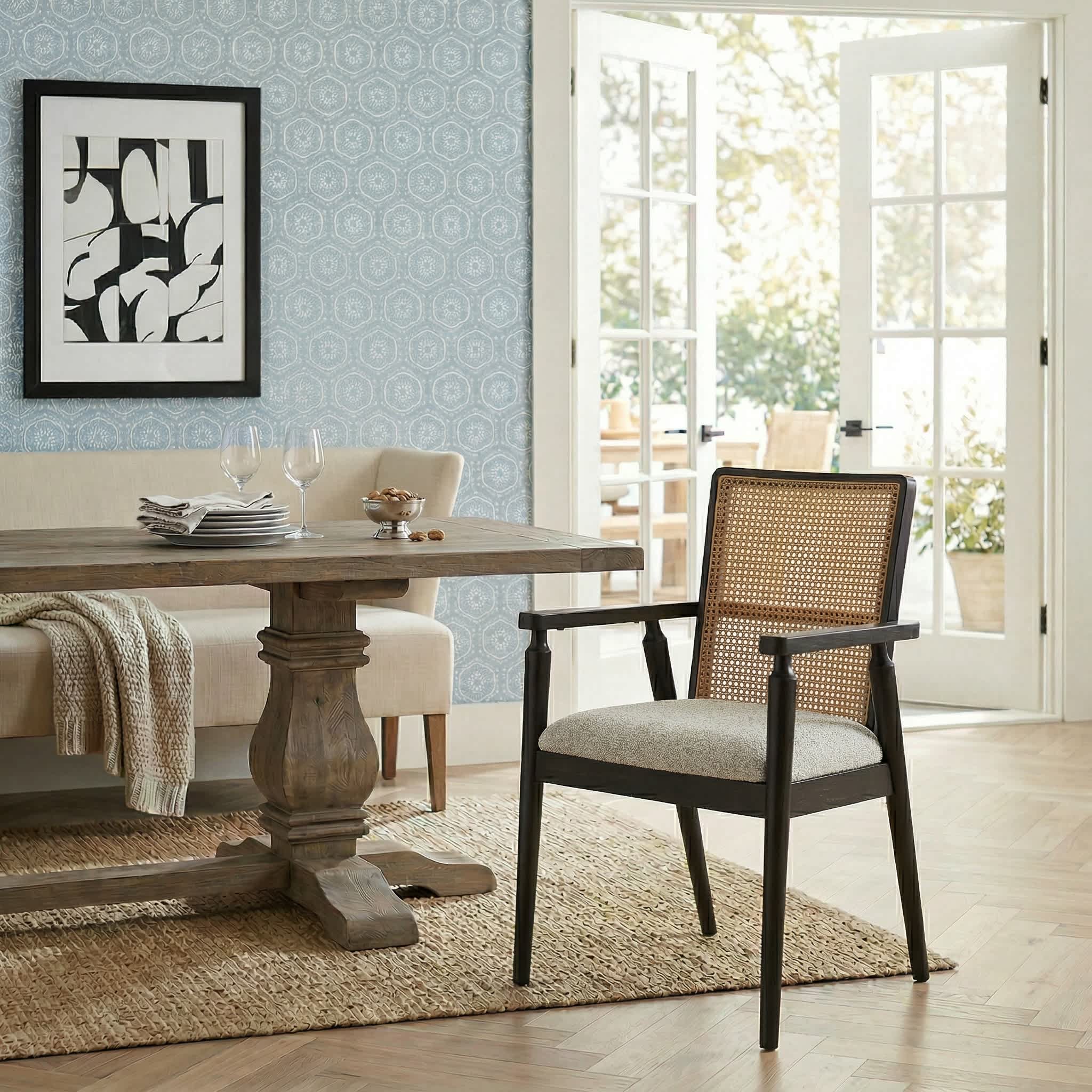 Signature Design by Ashley Galliden Upholstered Dining Arm Chair