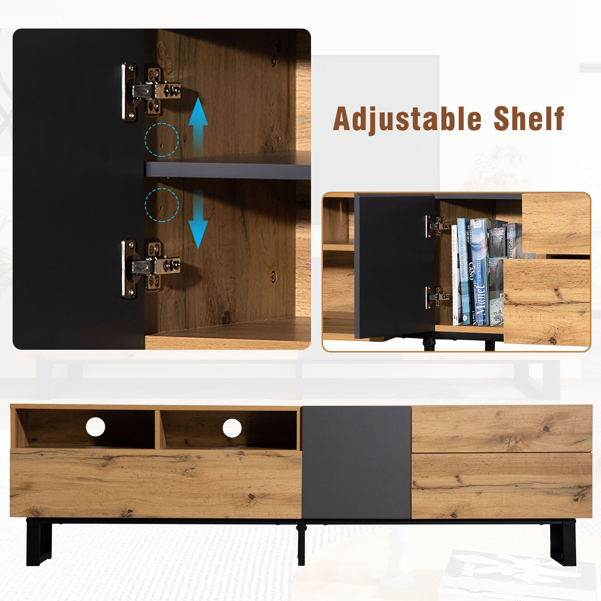 JIMSMAISON JMMRSTS03-WD Tv-Stands - View #6