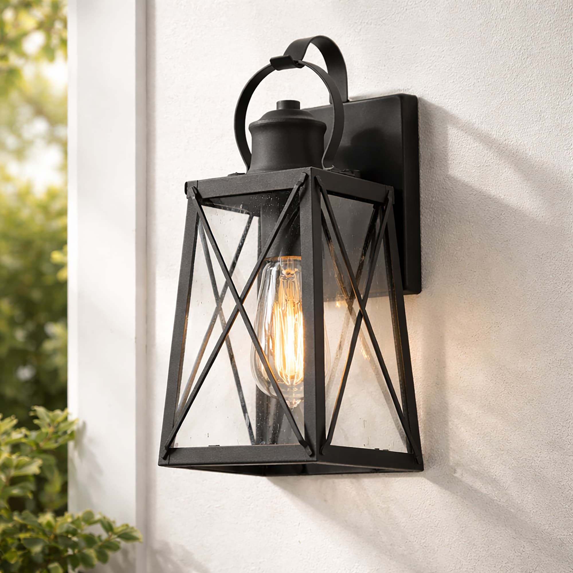 LOV X pinefall ブラックライト　GRINDLODGE LNC Orlan 1-Light 12.5-in H Matte Black LED Outdoor Wall Light