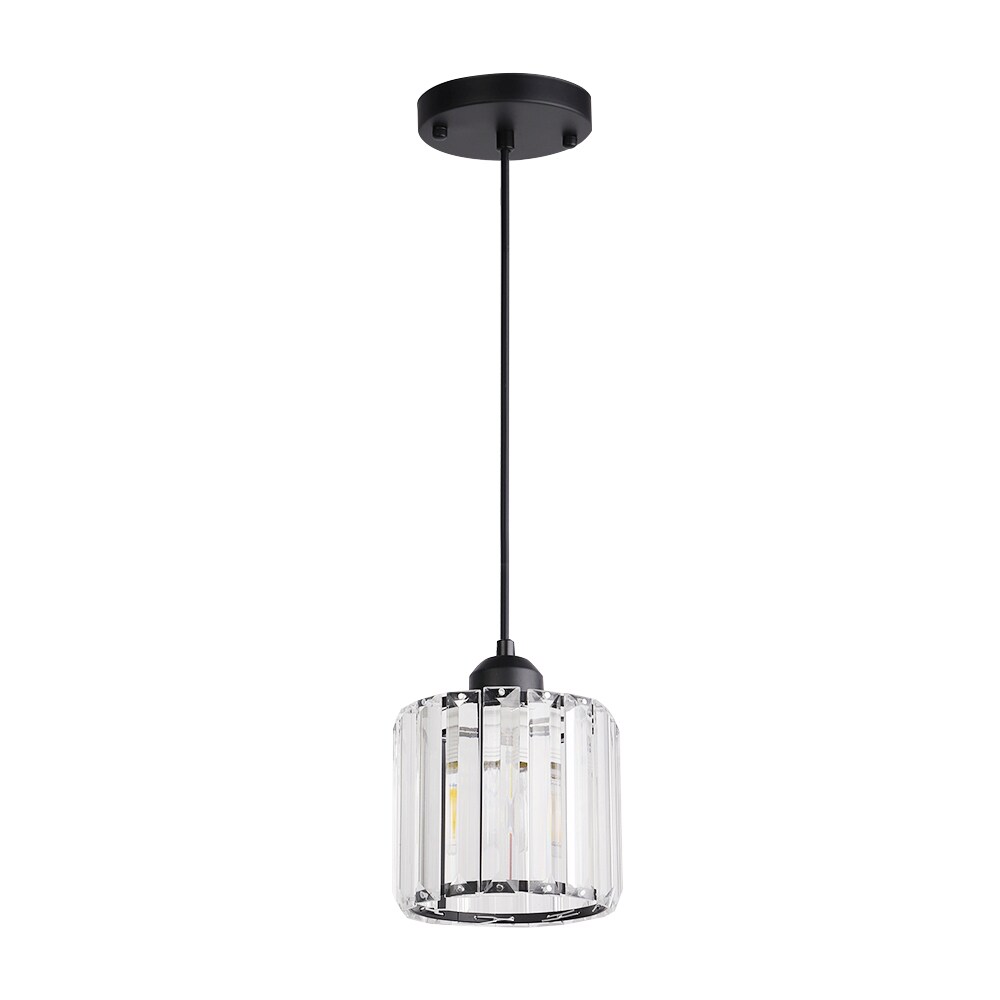 clear glass cylinder pendant lights