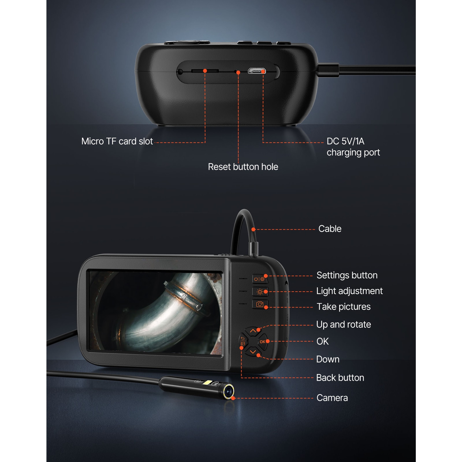 Mecale YAS-UK8JVD Inspection-Cameras - View #7