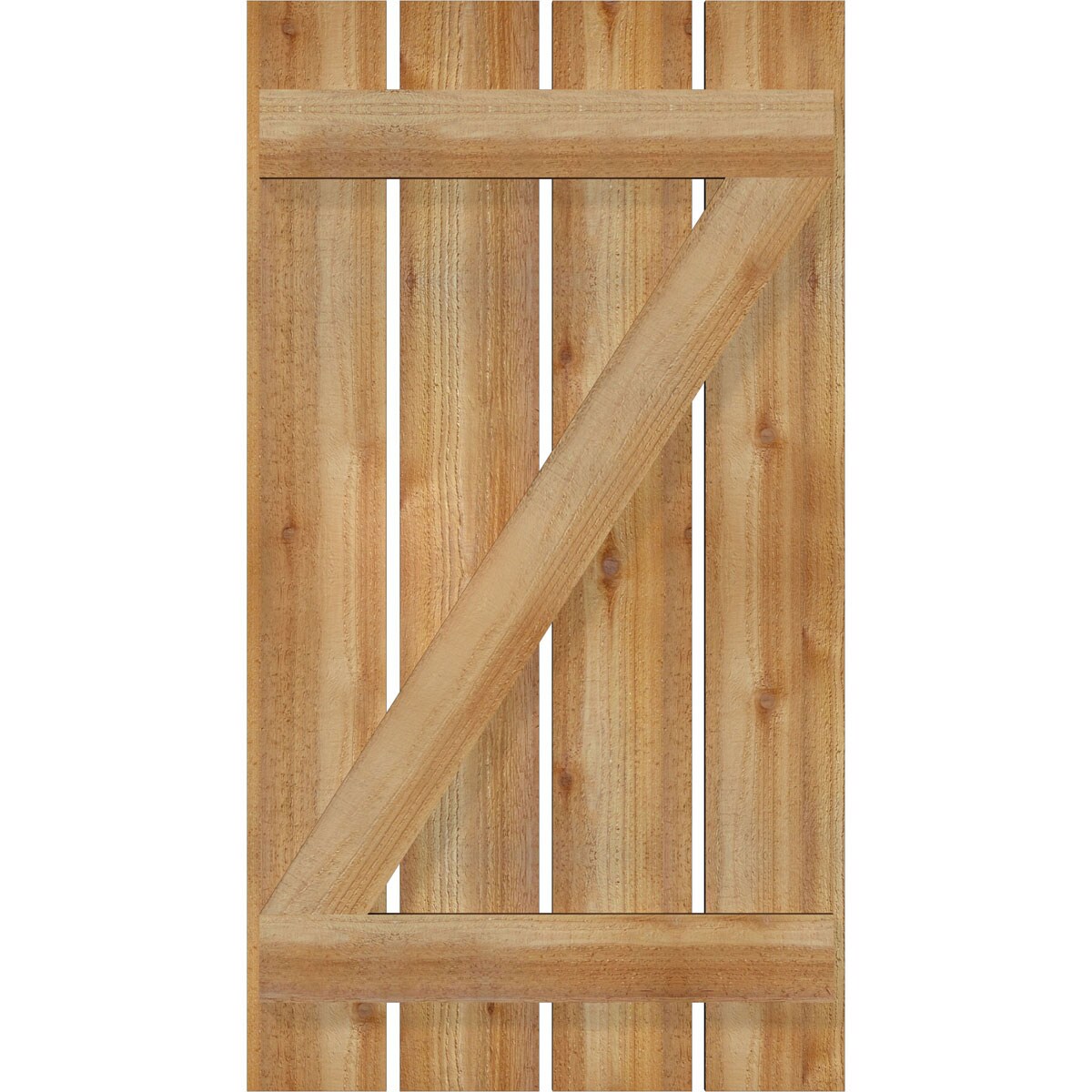 Ekena Millwork RBS06Z23X042RWR Exterior-Shutters - View #5