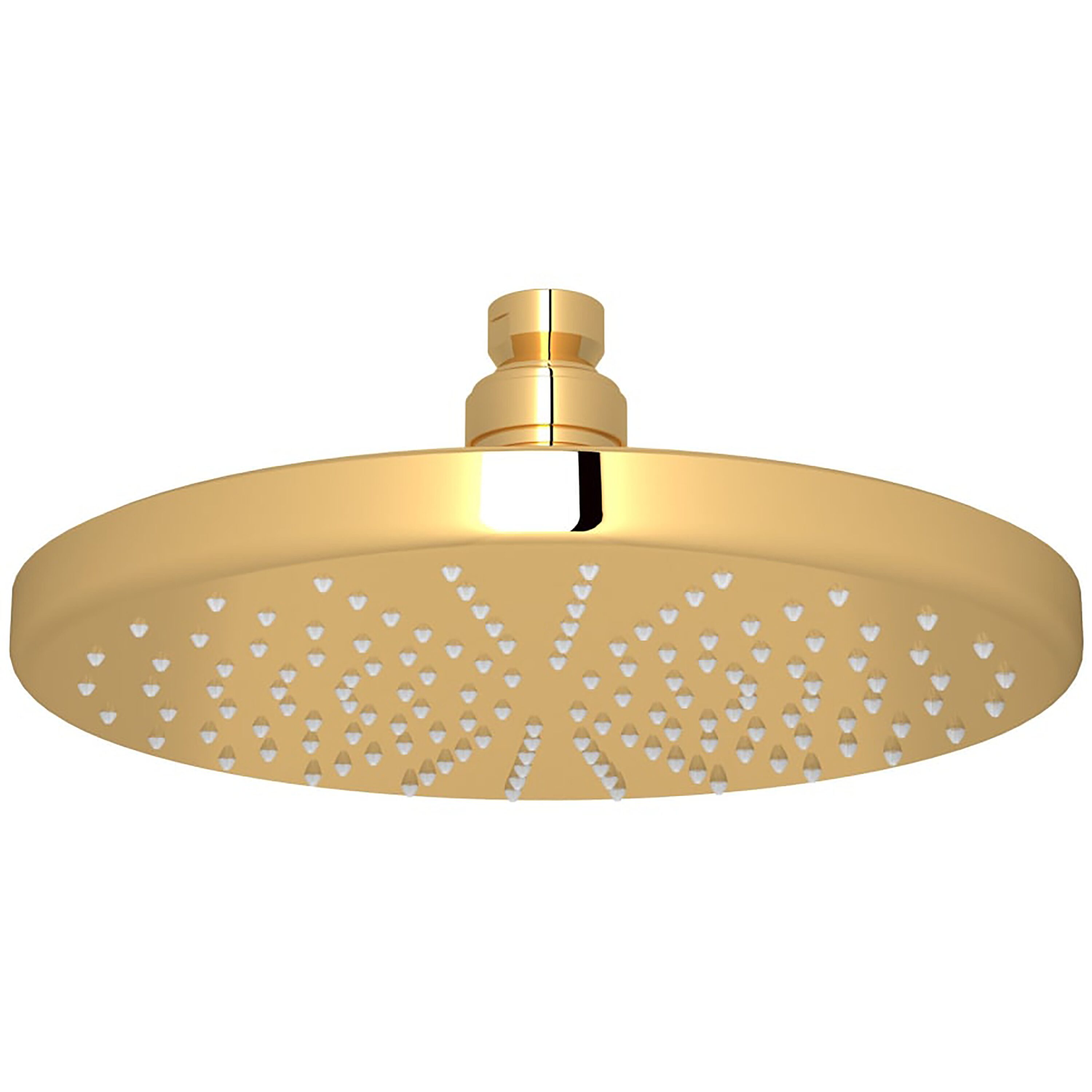 Rohl 1075/8IB 1.0 -Spray Italian Brass 9-in Round Fixed Rain Shower Head 1.8 GPM