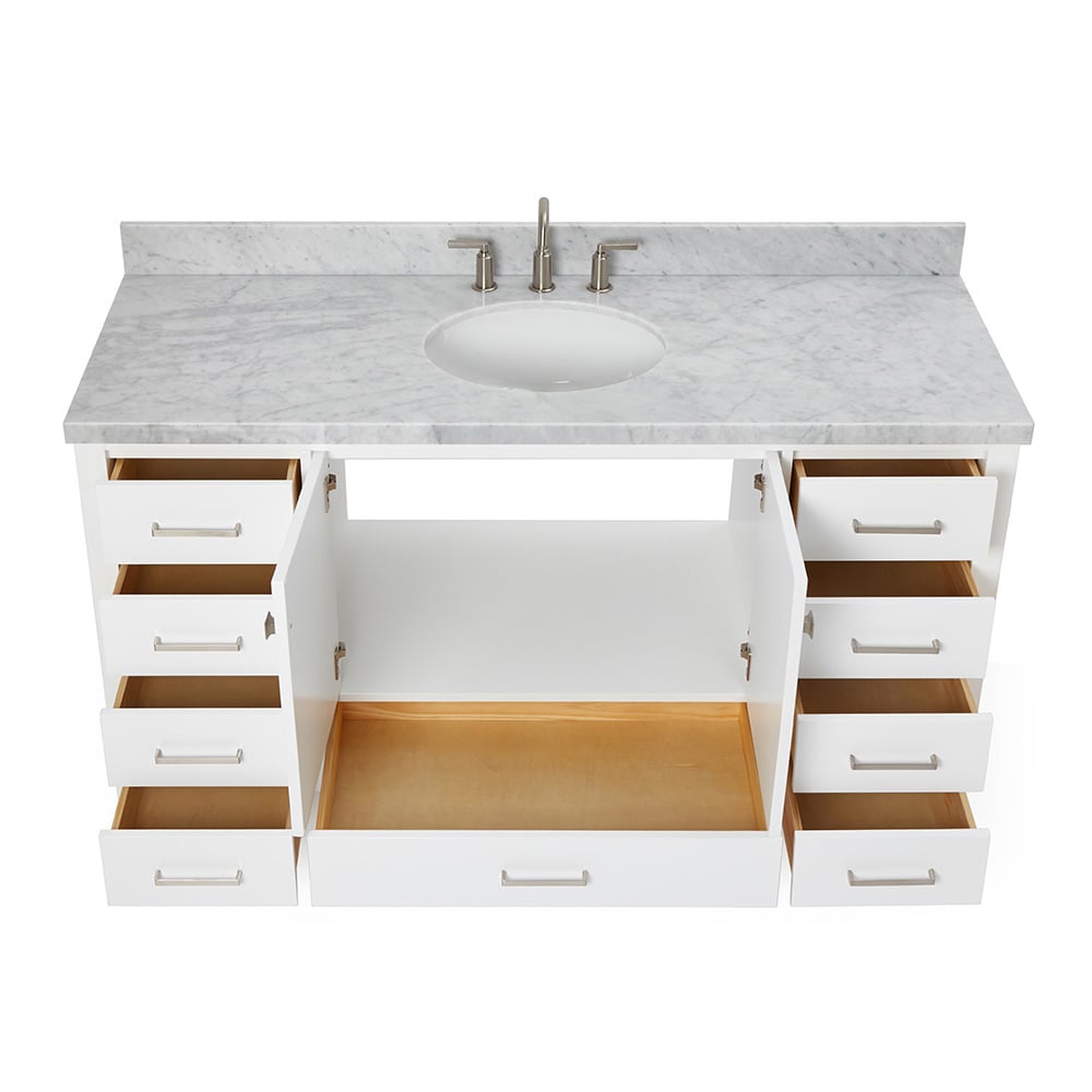 ARIEL A061S-VO-WHT Bath-Vanity-Combo - View #6