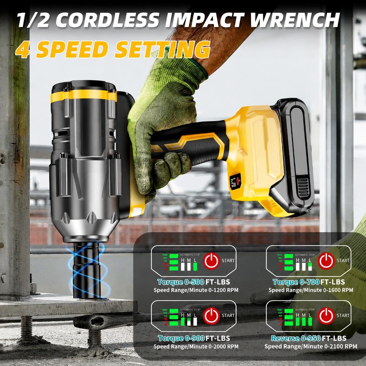 SenQWFa LDC0818C399 Cordless-Impact-Wrenches - View #5