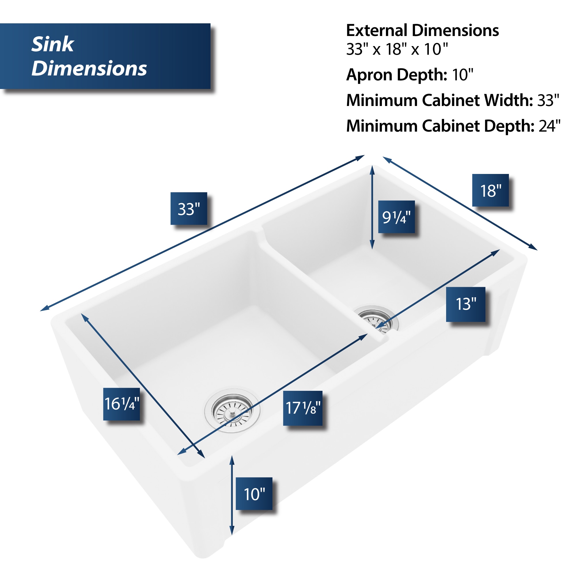 Karran FCP33DBWH Kitchen-Sinks - View #6