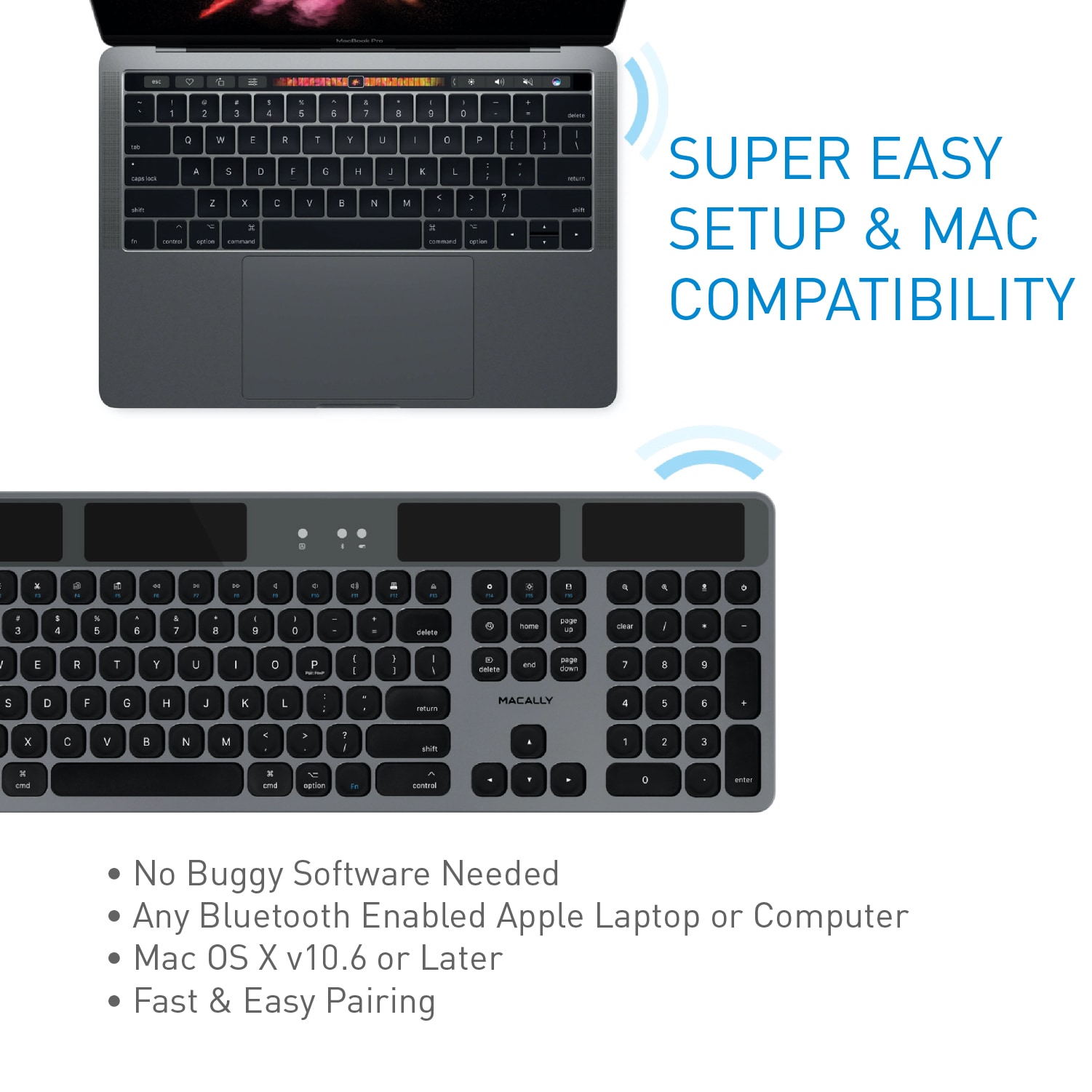Macally BTSOLARKEYSG Computers-Peripherals - View #7