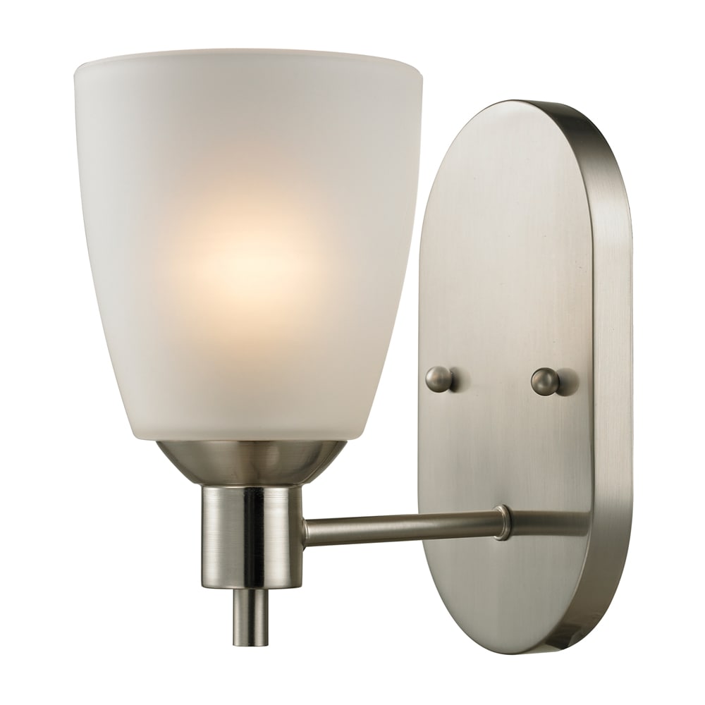  SC103120 Fillmore 5-in W 1 -Light Brushed Nickel Transitional Wall Sconce