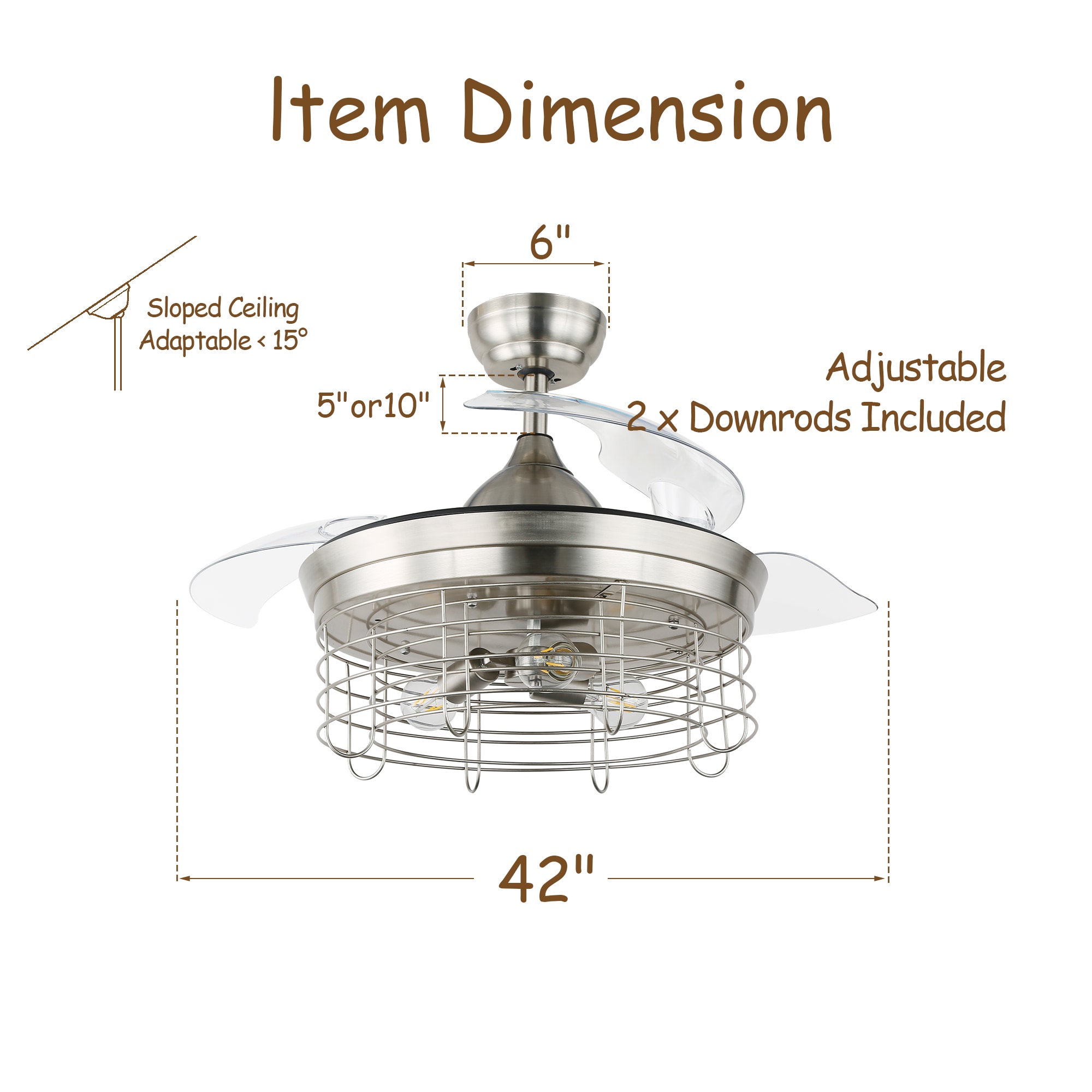 Bella Depot BD4255-N Ceiling-Fans - View #5